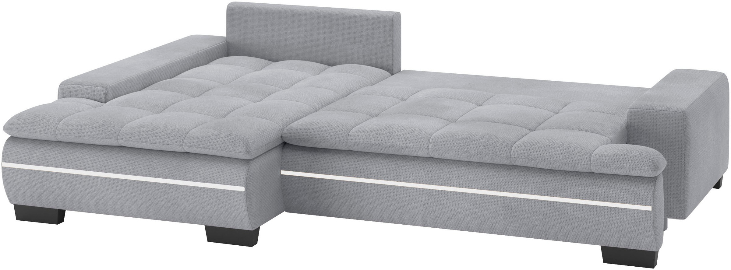 Mr. Couch Ecksofa »Haiti II, L-Form«, RGB-LED Beleuchtung, Kaltschaum, wahlweise mit Bett, Bettkasten