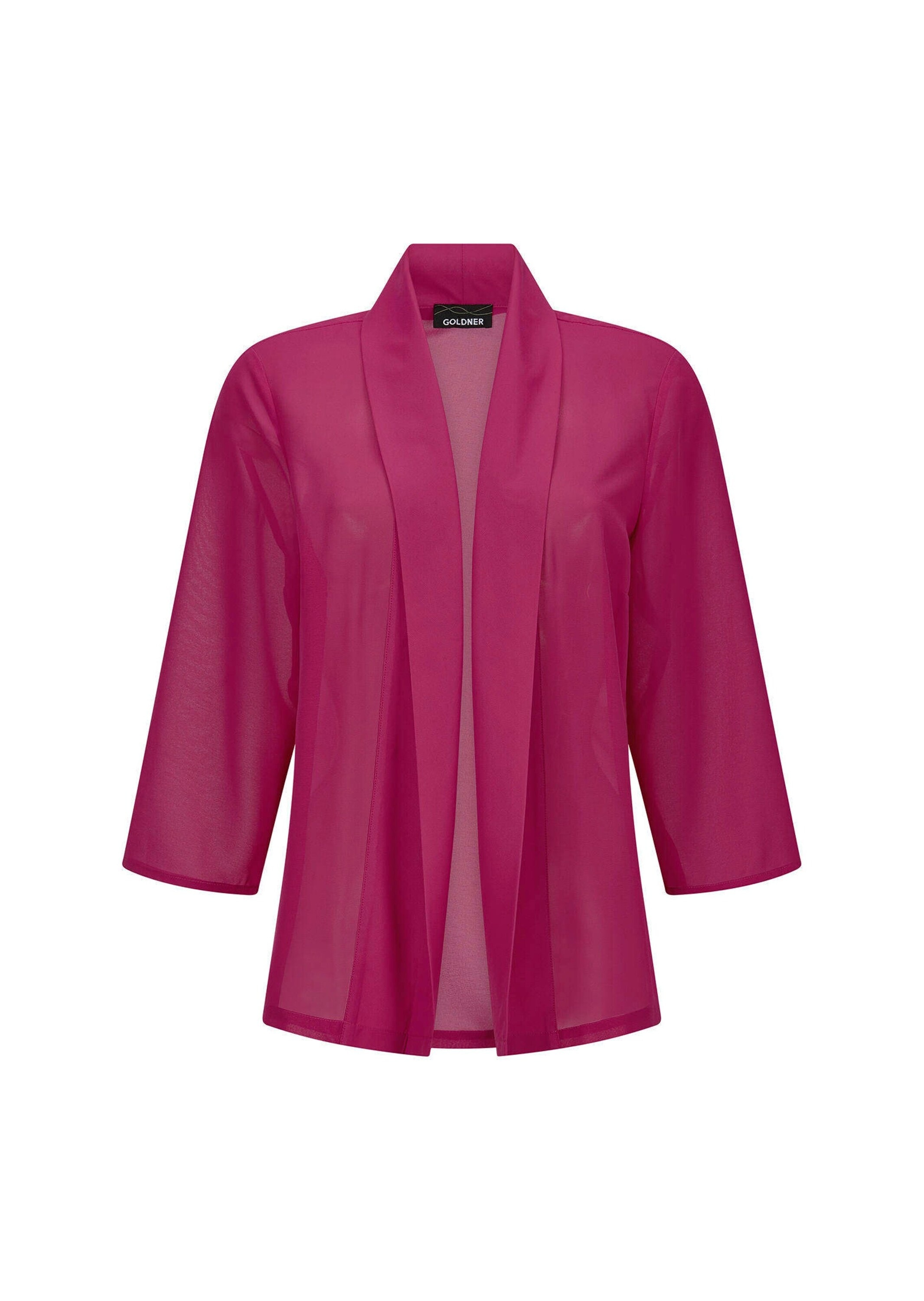 GOLDNER Jackenblazer "Blaue leichte Jacke mit Schalkragen, Halbarm" Perfekt günstig online kaufen