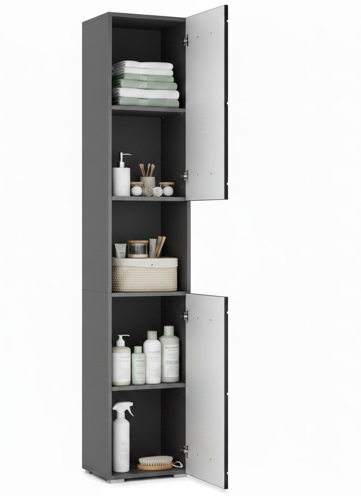 OTTO home Hochschrank »Föhr« minimalistisch, zeitlos, hochglänzend