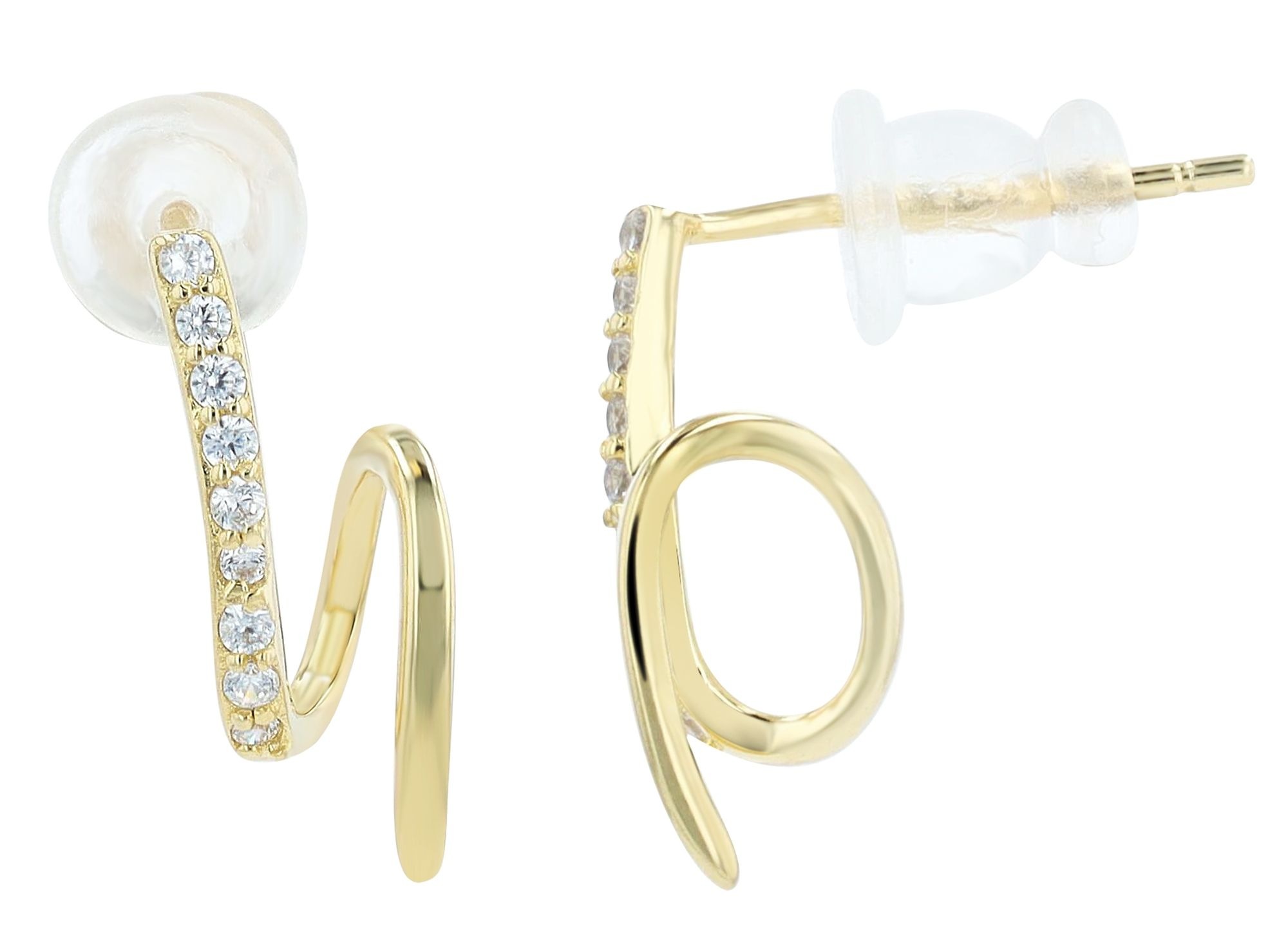 Adelia´s Paar Ohrhänger "Damen Ohrringe – Ohrstecker aus 925 Silber mit Zir günstig online kaufen