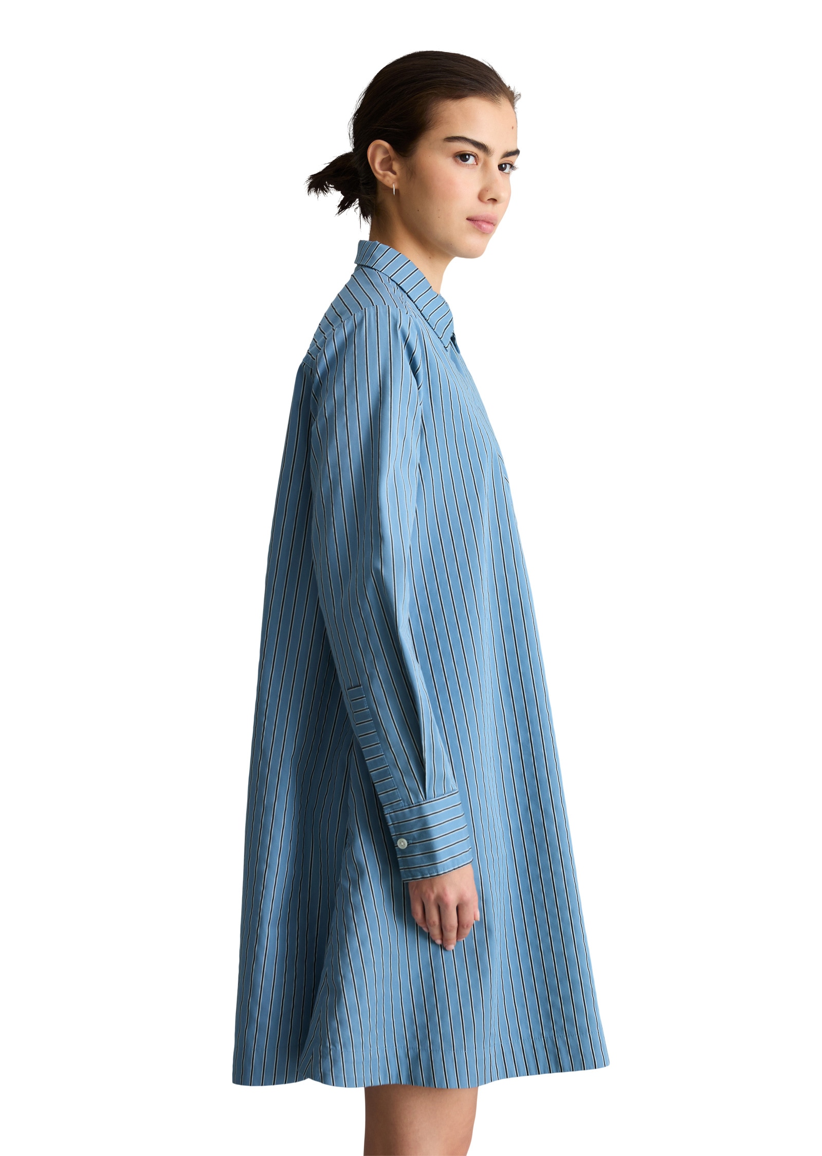 Marc O'Polo DENIM Hemdblusenkleid »aus Organic Cotton-Lyocell-Mix«