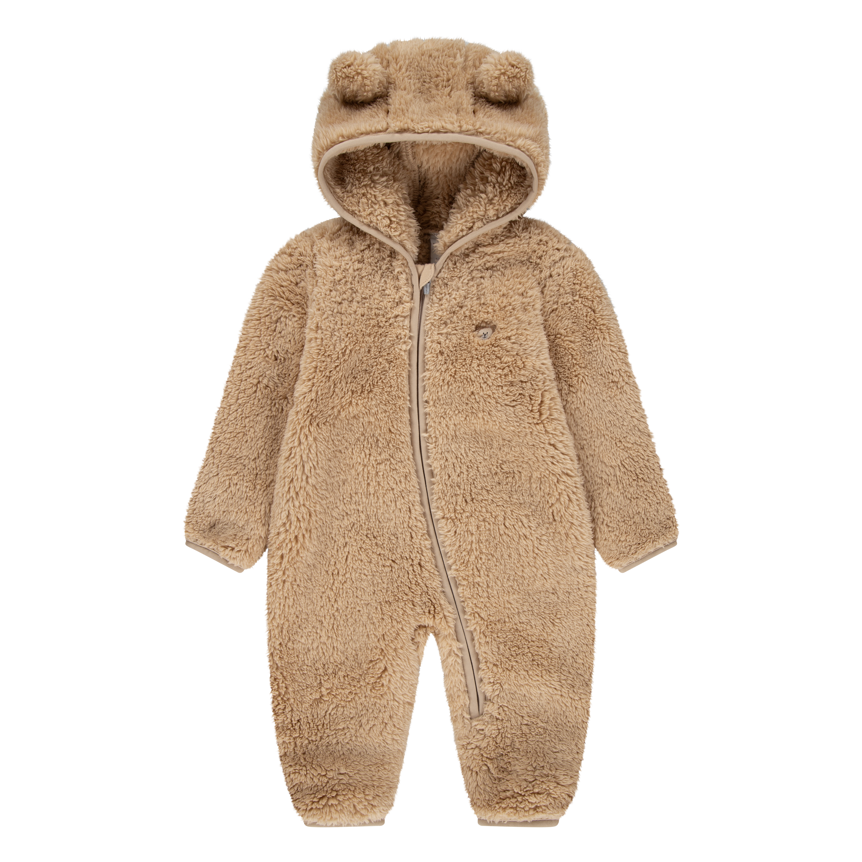 HUGGIES babywear Plüschoverall "HUGN HUGGIES SHERPA PRAM" mit Kapuze mit Öhrchen