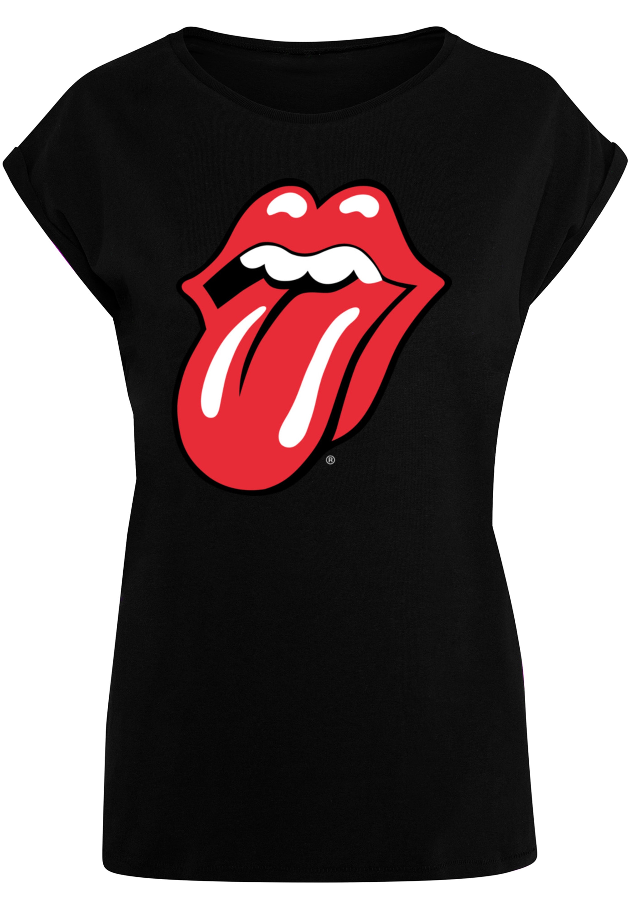 F4NT4STIC T-Shirt Rolling Print kaufen | Tongue«, Classic Stones BAUR für »PLUS The SIZE