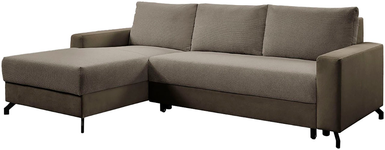 exxpo - sofa fashion Ecksofa "Quattro L-Form, B/T: 247/162 cm", wahlweise m günstig online kaufen