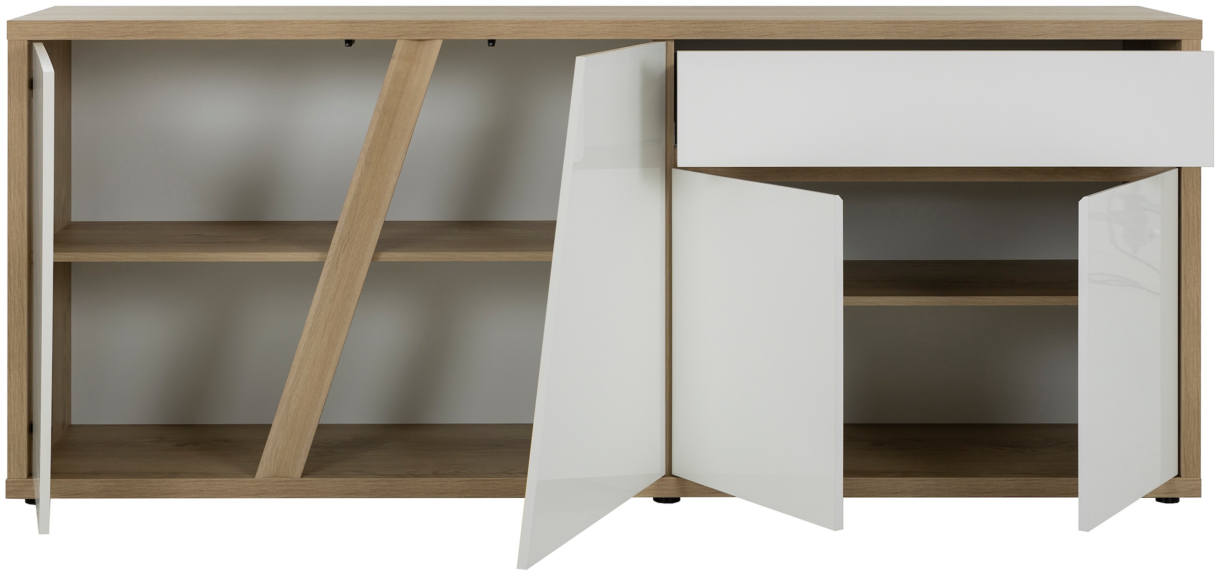 Gami Sideboard »EPURA«, Sideboard 4 Türen 1 Schublade