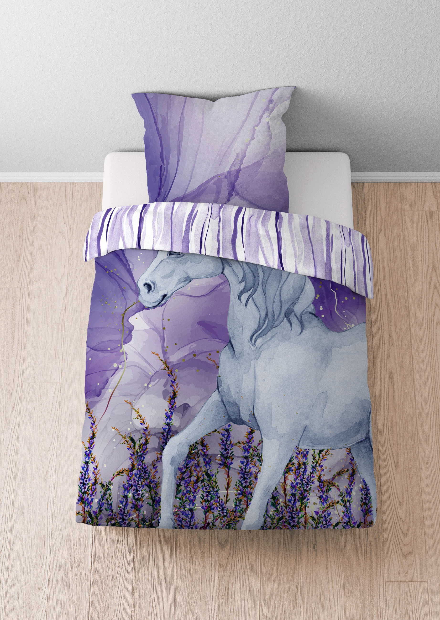 Castell - Markenbettwäsche Wendebettwäsche "0400910" 2 Stk. hautsympathisch günstig online kaufen