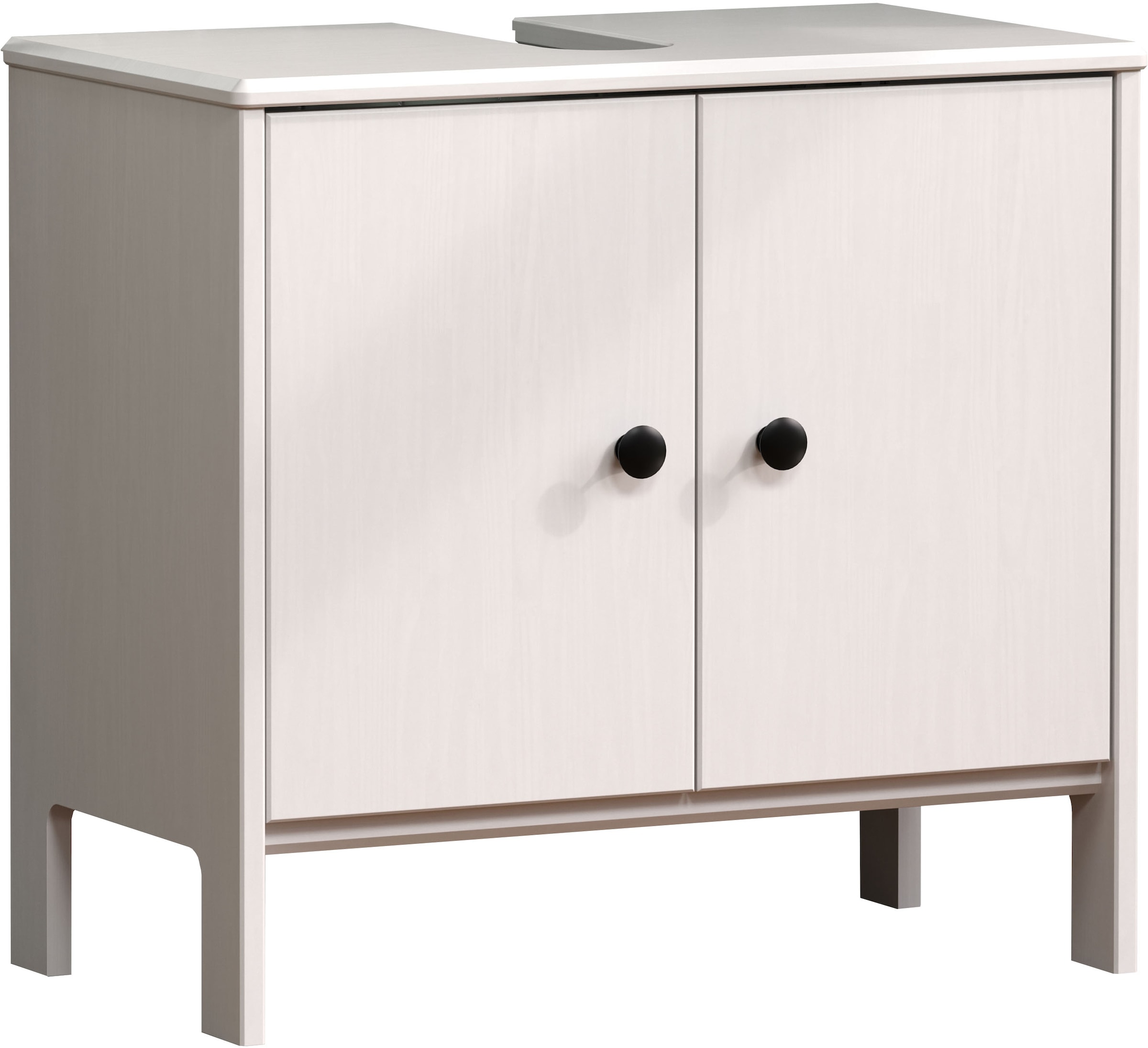 welltime Waschbeckenunterschrank "Kall" 1 Stk. tlg. Waschtisch aus Kiefer-M günstig online kaufen