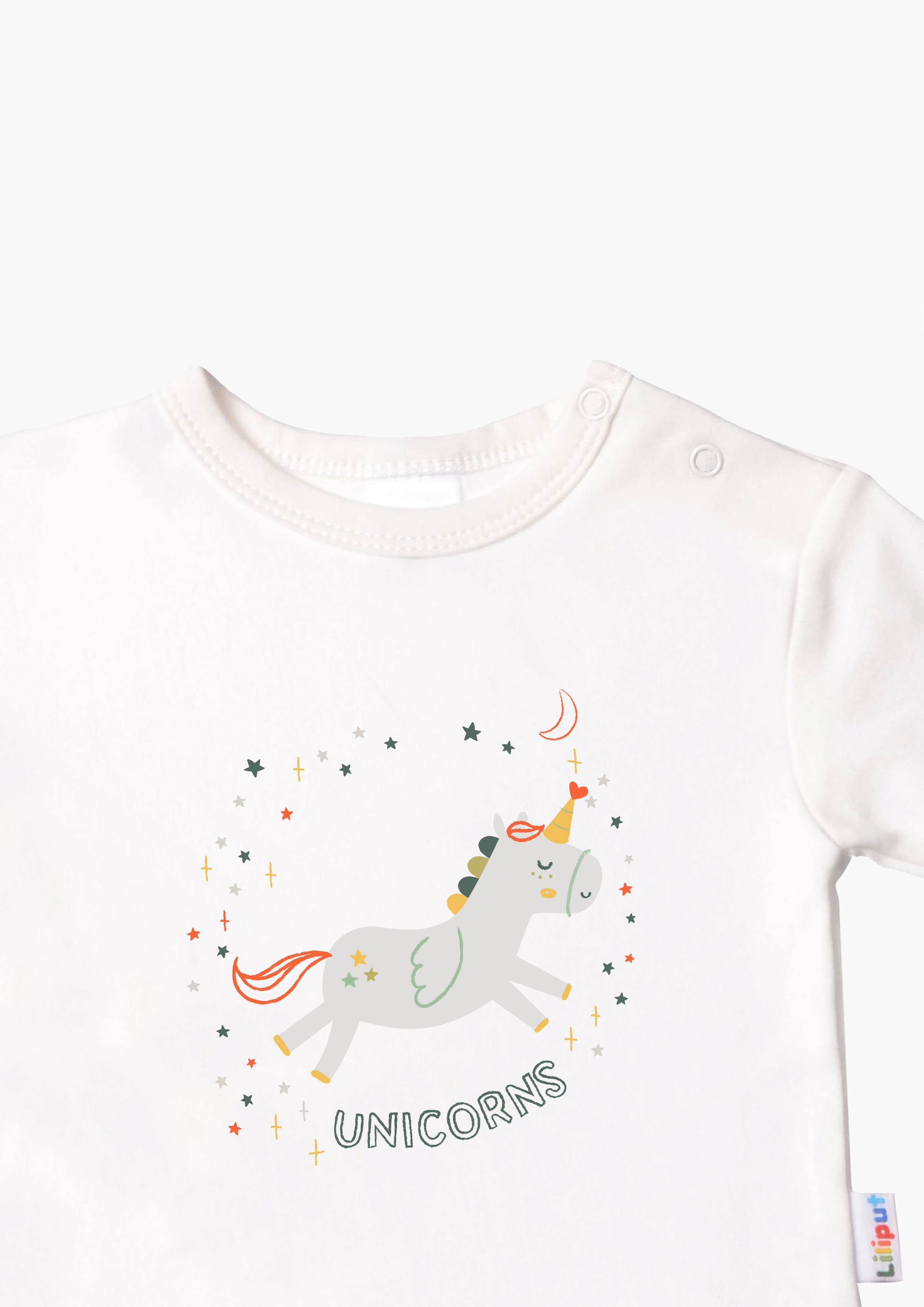 Liliput Langarmshirt »Unicorn«, mit Druckknöpfen auf der Schulter