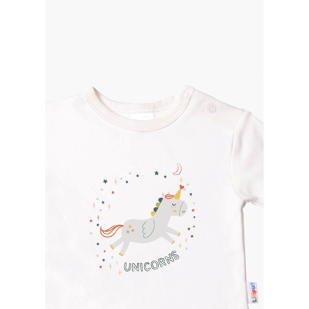 Liliput Langarmshirt »Unicorn«, mit Druckknöpfen auf der Schulter