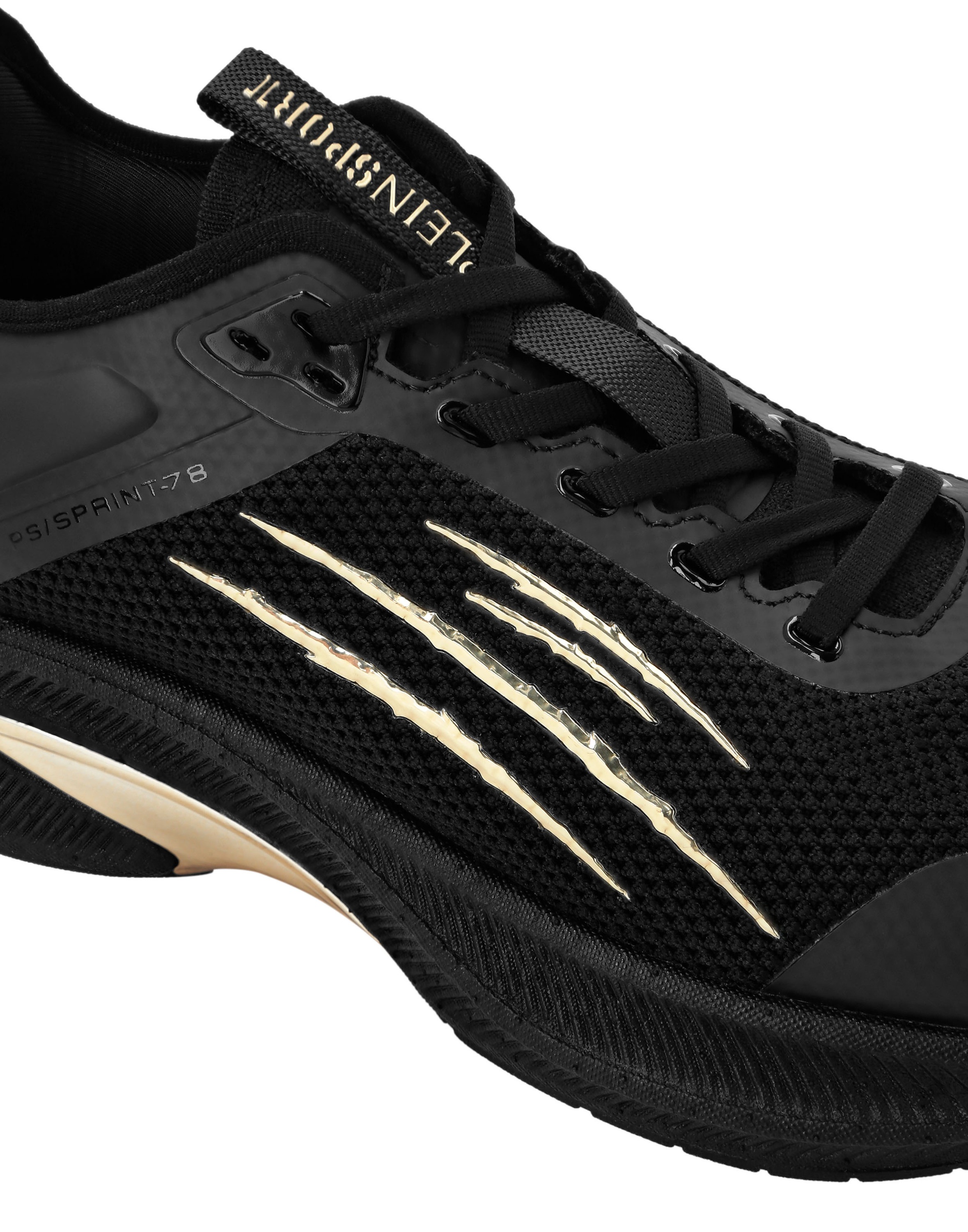 Sneaker PLEIN SPORT "Läufer Sneaker", Damen, Gr. 39, Normalschaft, schwarz (0202, schwarz, schwarz), Schuhe Sneaker 2