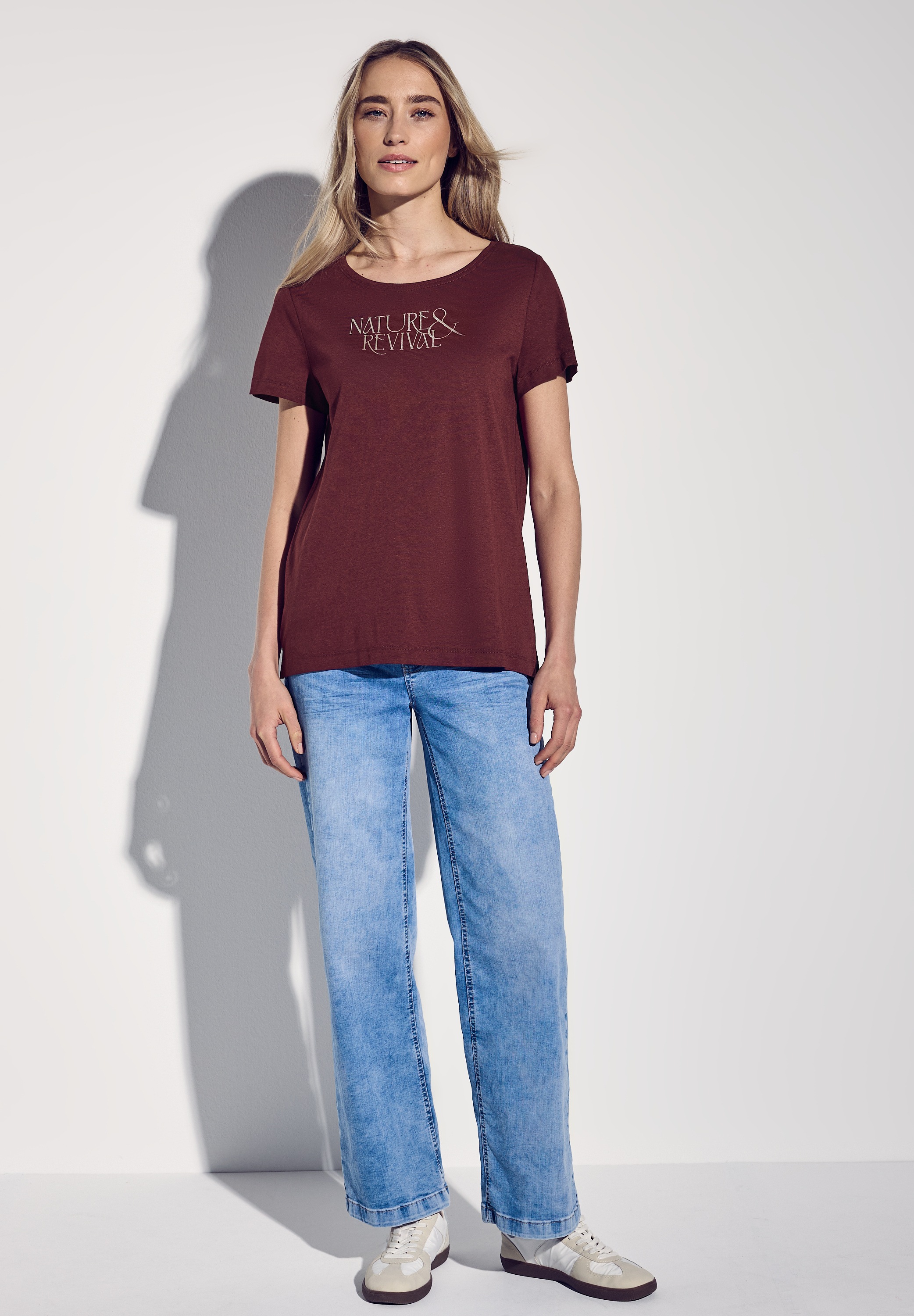 STREET ONE T-Shirt, im soften Baumwoll-Mix
