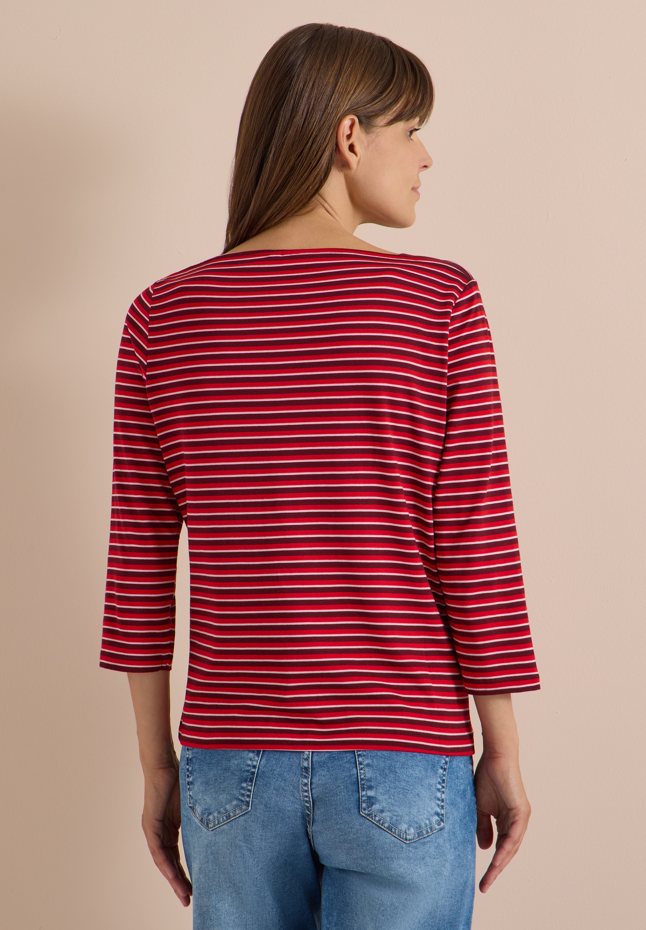 Cecil 3/4-Arm-Shirt im soften Baumwoll-Mix