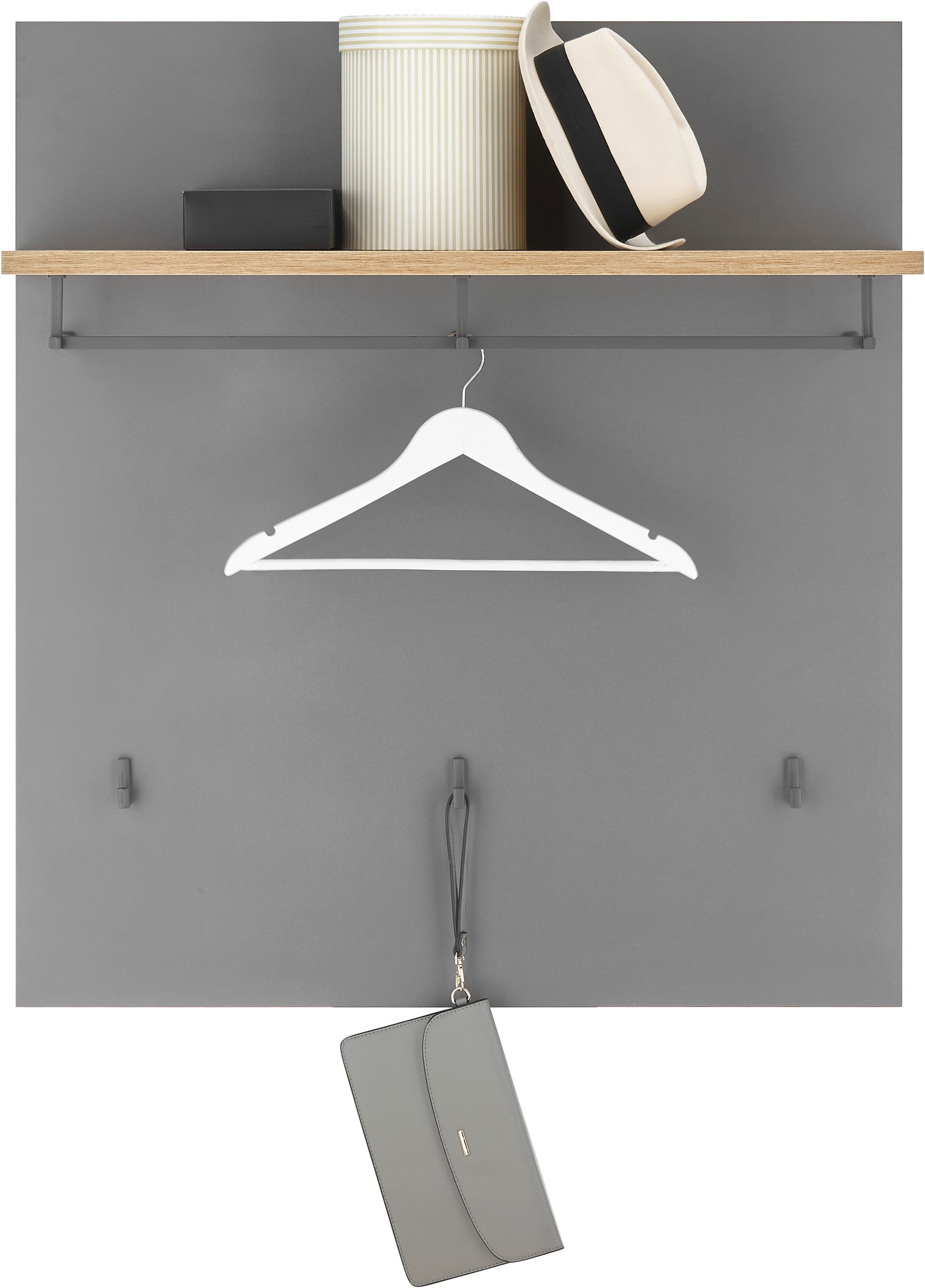 HBZ Garderobenpaneel "Milan Paneel breit, BxHxT 85x95x27 cm" 1 Stk. tlg. Pa günstig online kaufen