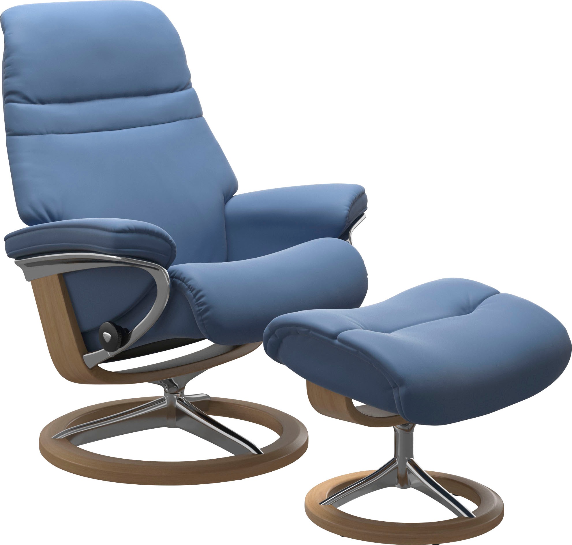 Stressless Relaxsessel "Sunrise", (Set, Relaxsessel mit Hocker), mit Signat günstig online kaufen