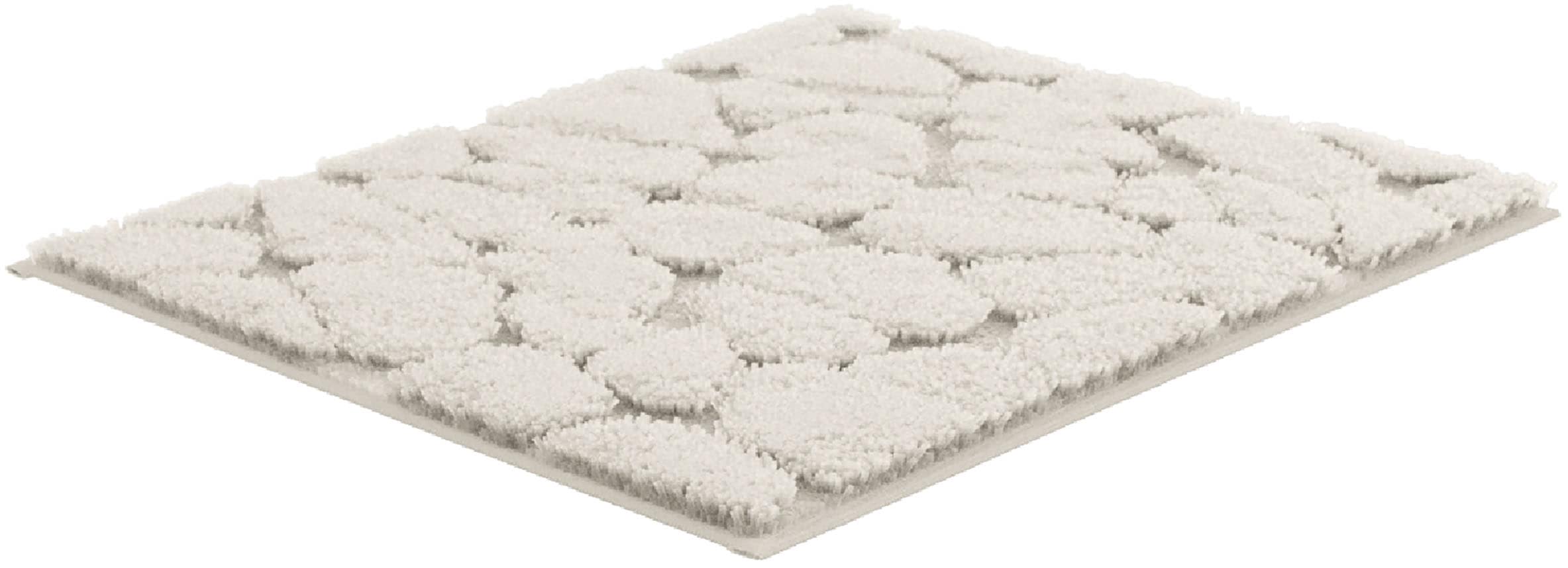 Grund Badematte »Ashtar, Badvorleger, Badezimmer Teppich, 3D-Design«, rutschhemmend beschichtet, schnell trocknend, Hoch-Tief-Design mit organischer Steinoptik, Made in Europe