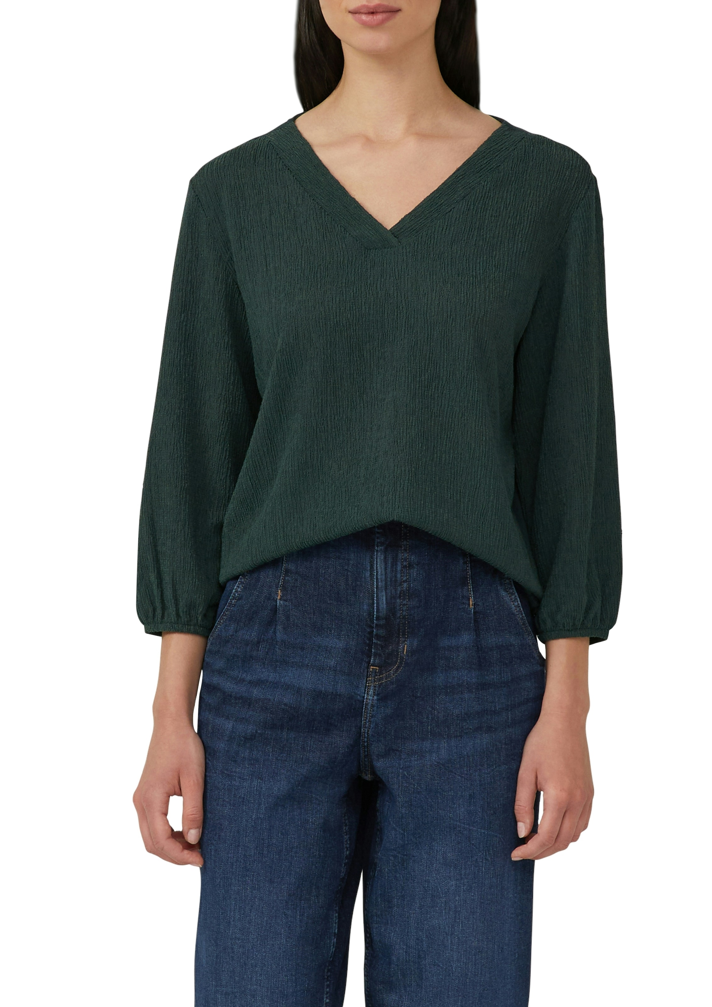 s.Oliver 3/4-Arm-Shirt mit V-Ausschnitt