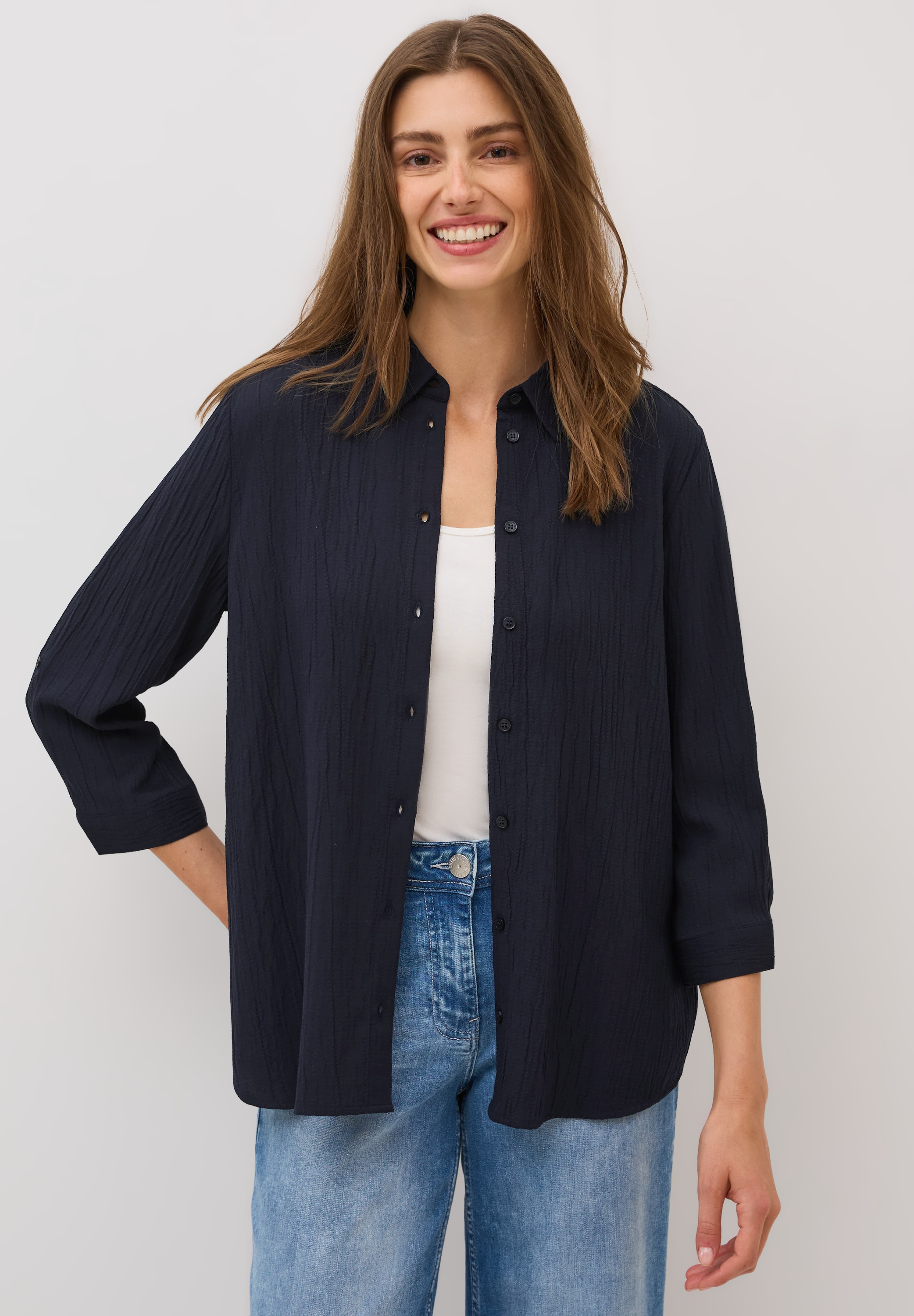 Cecil Hemdbluse, mit Turn-Up Funktion günstig online kaufen