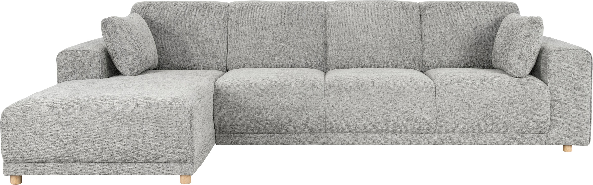 Home affaire Ecksofa »LEMPS wahlweise Recamiere links oder rechts L-Form«, incl. Zierkissen, Stellmaße 297x162 cm