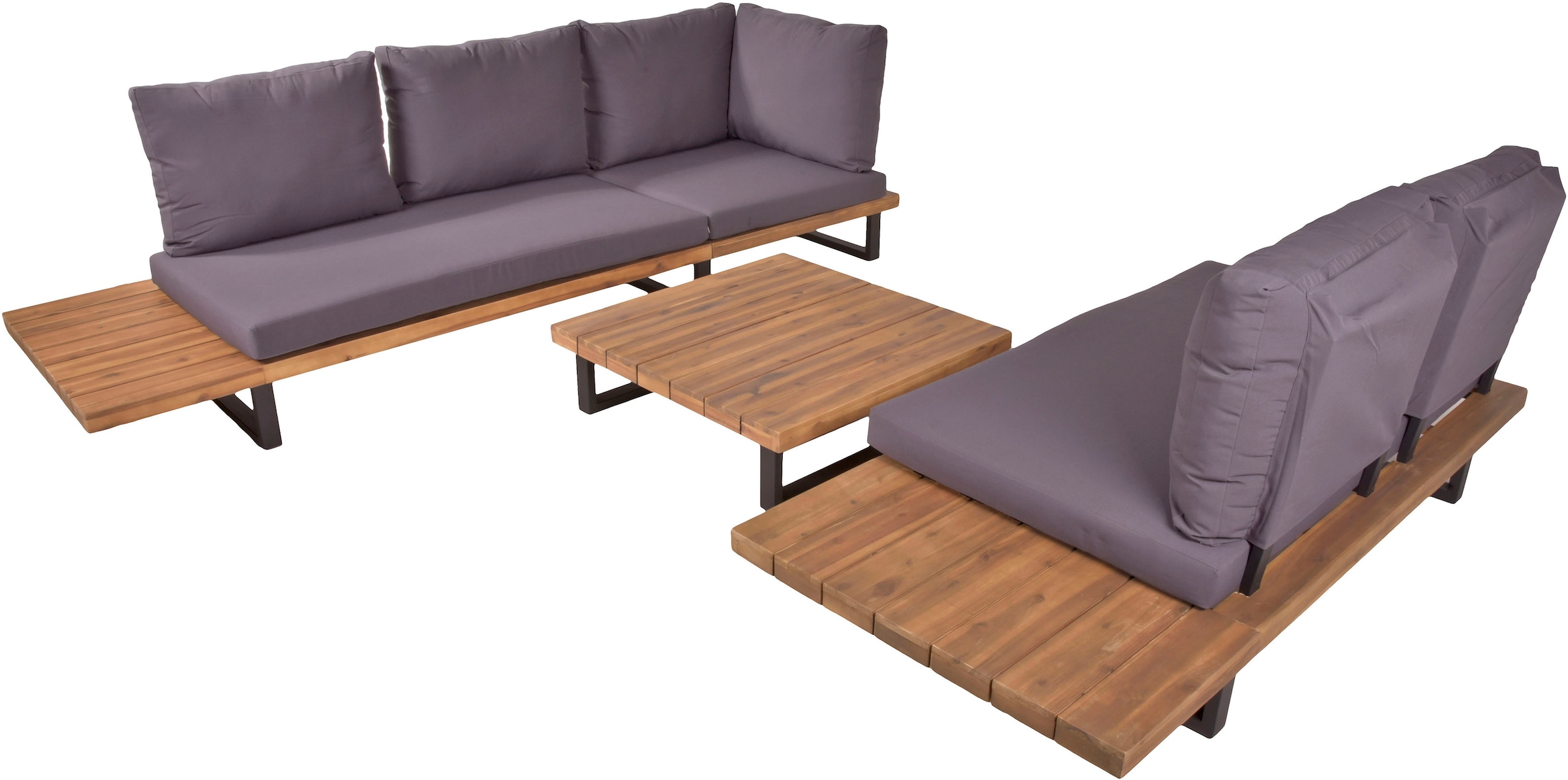 Garden Pleasure Gartenlounge-Set "ACAPULCO", (4 tlg.)