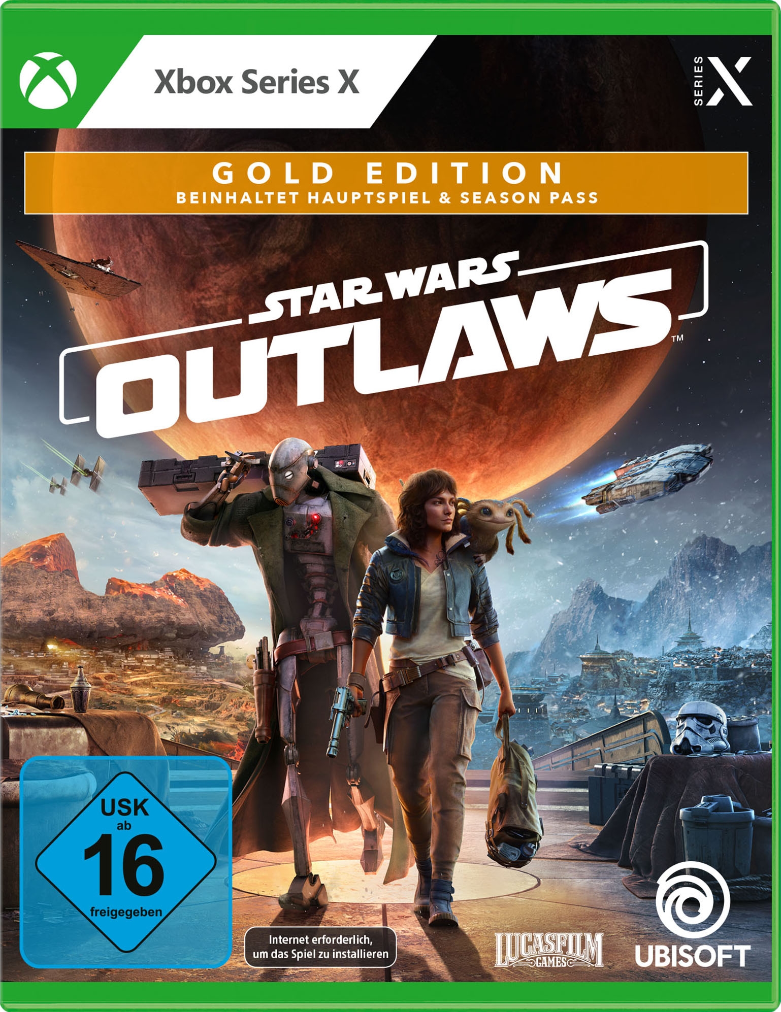 UBISOFT Spielesoftware »Star Wars Outlaws Gold Edition«, Xbox Series X