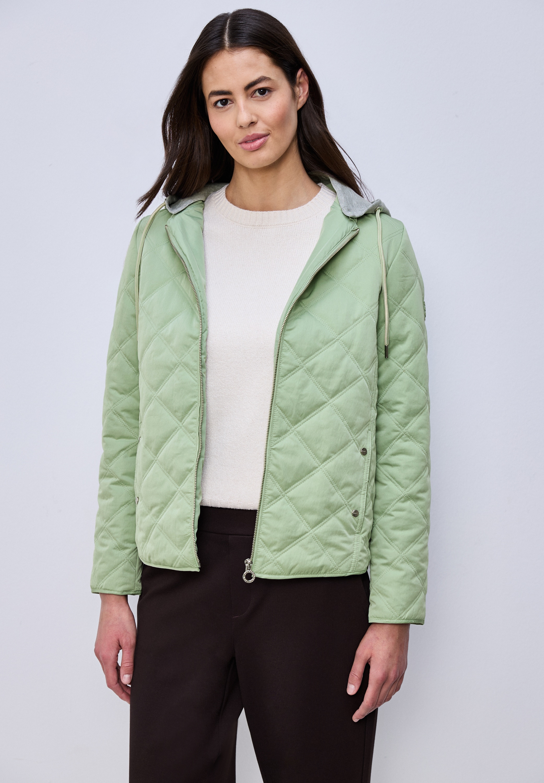 STREET ONE Steppjacke mit Kapuze mit moderner Steppung günstig online kaufen