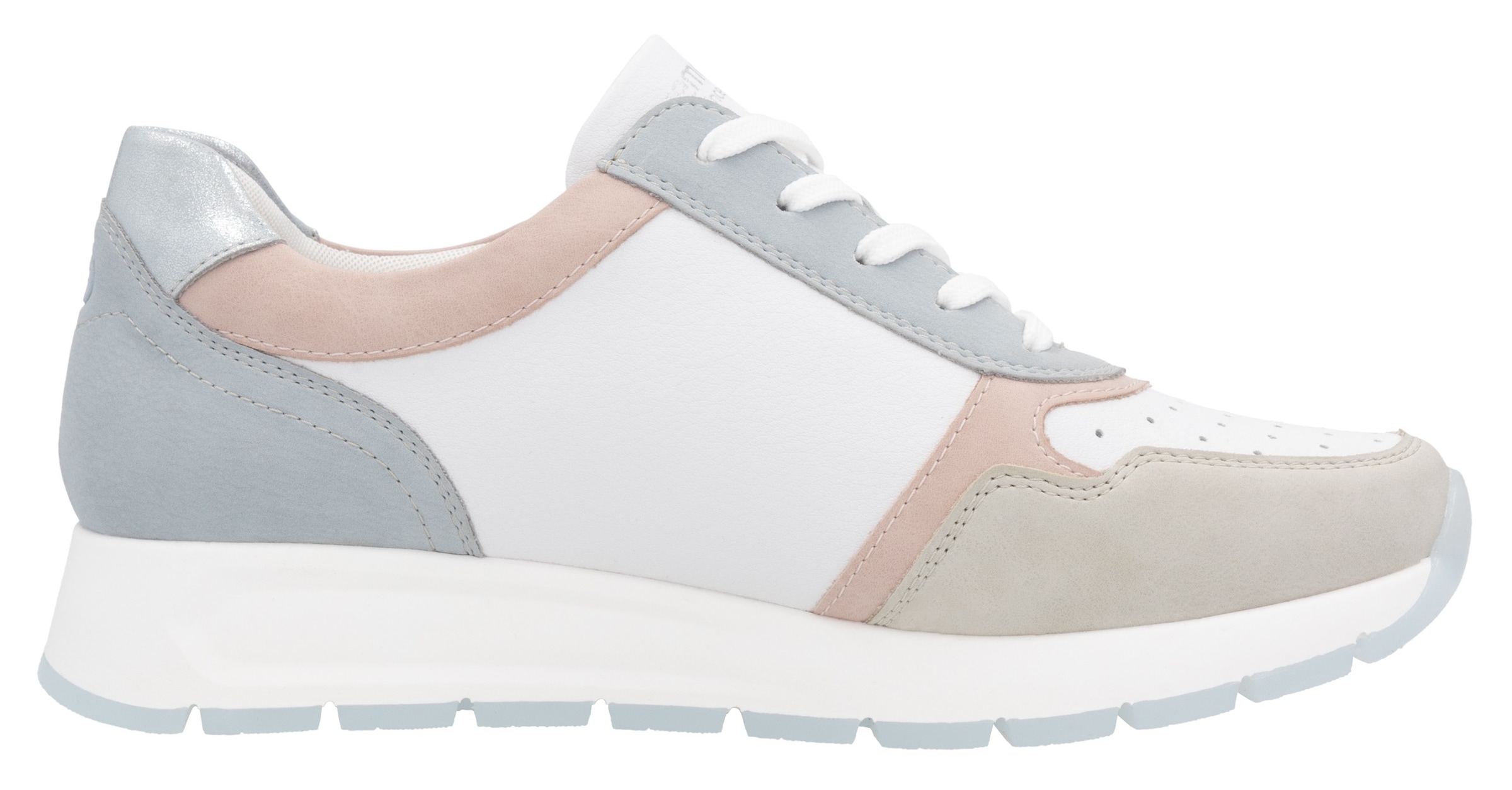 Remonte Keilsneaker, Freizeitschuh, Halbschuh, Schnürschuh mit gepolstertem Schaftrand