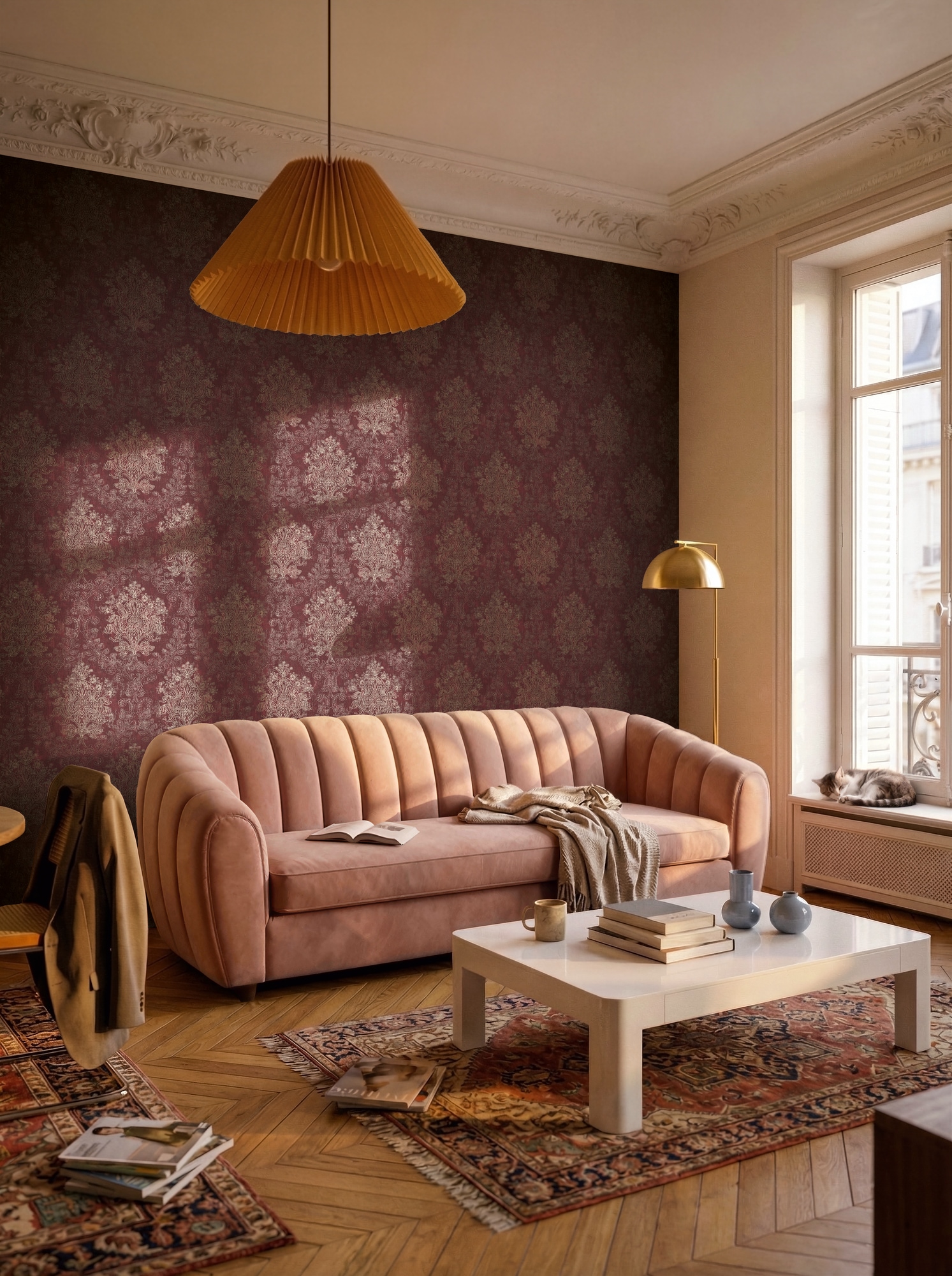 A.S. Création Vliestapete "Trend Spectrum Baroque – Glänzendes Ornament Vliestapete" Barock metallic ornamental leicht strukturiert Elegantes Barockornament mit glänzenden Metallic-Akzenten
