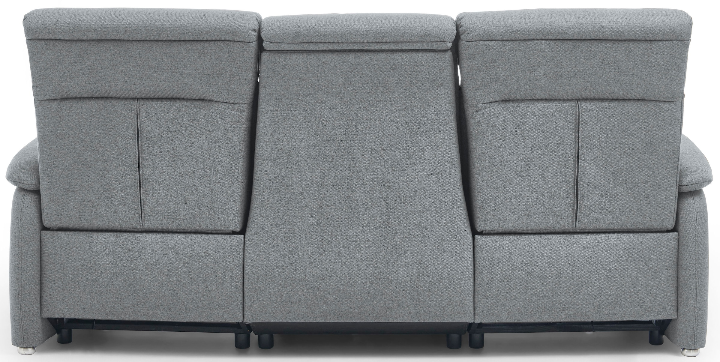 Home affaire 3-Sitzer »Turin mit Steckdose und USB-Port auch in Easy care-Bezug«, 2 x vollmotorische Relaxfunktion, herunterklappbarer Tisch