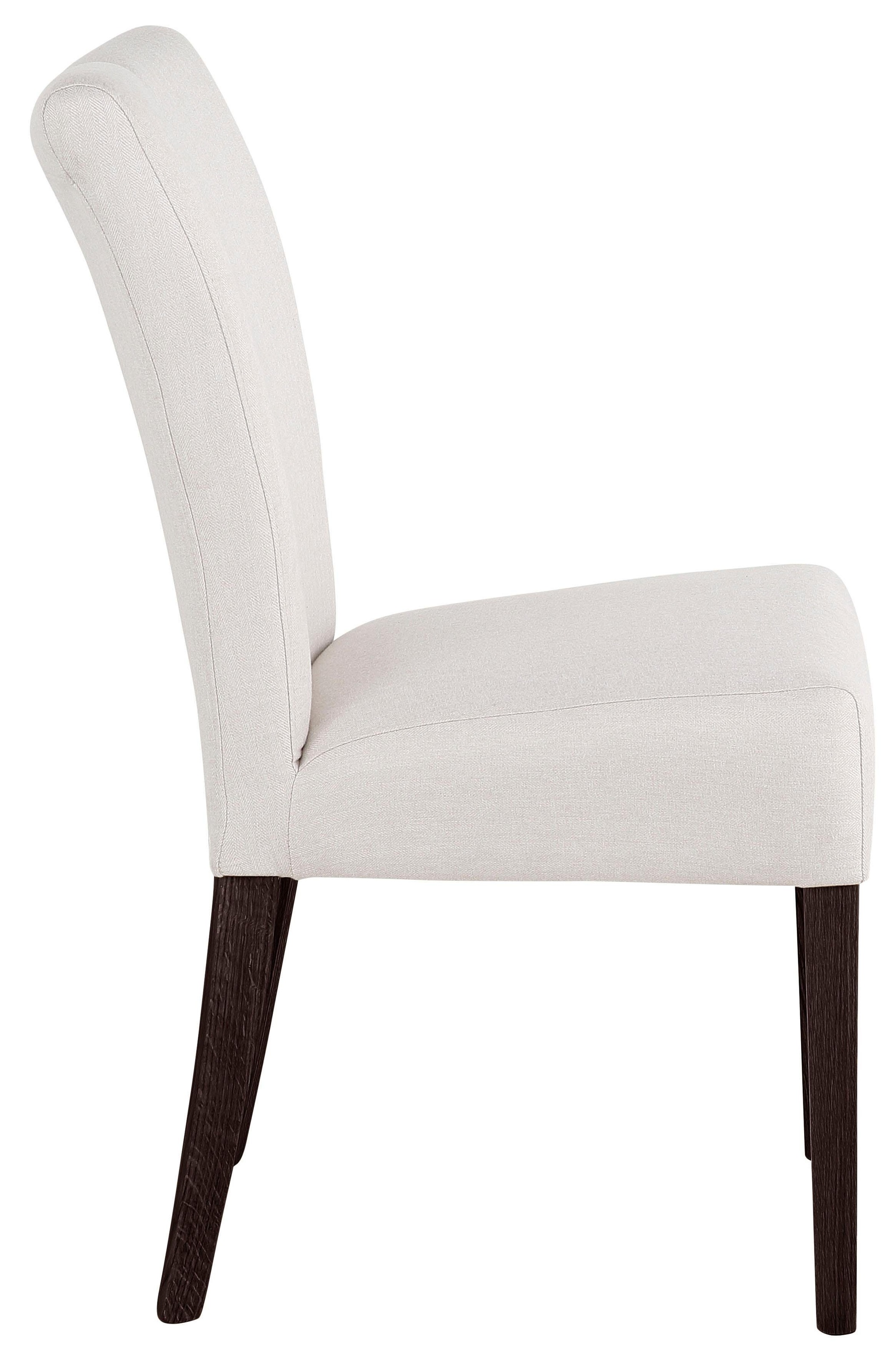 Home affaire Esszimmerstuhl "Queen" (Set) 2 Stk.Beine aus massiver Buche, w günstig online kaufen