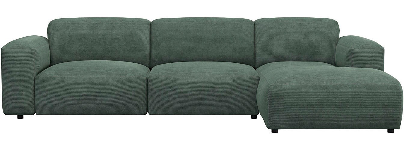 Ecksofa »Lucera Chaislongue + 2,5 Sitzer«, modern & anschmiegsam, Kaltschaum,...