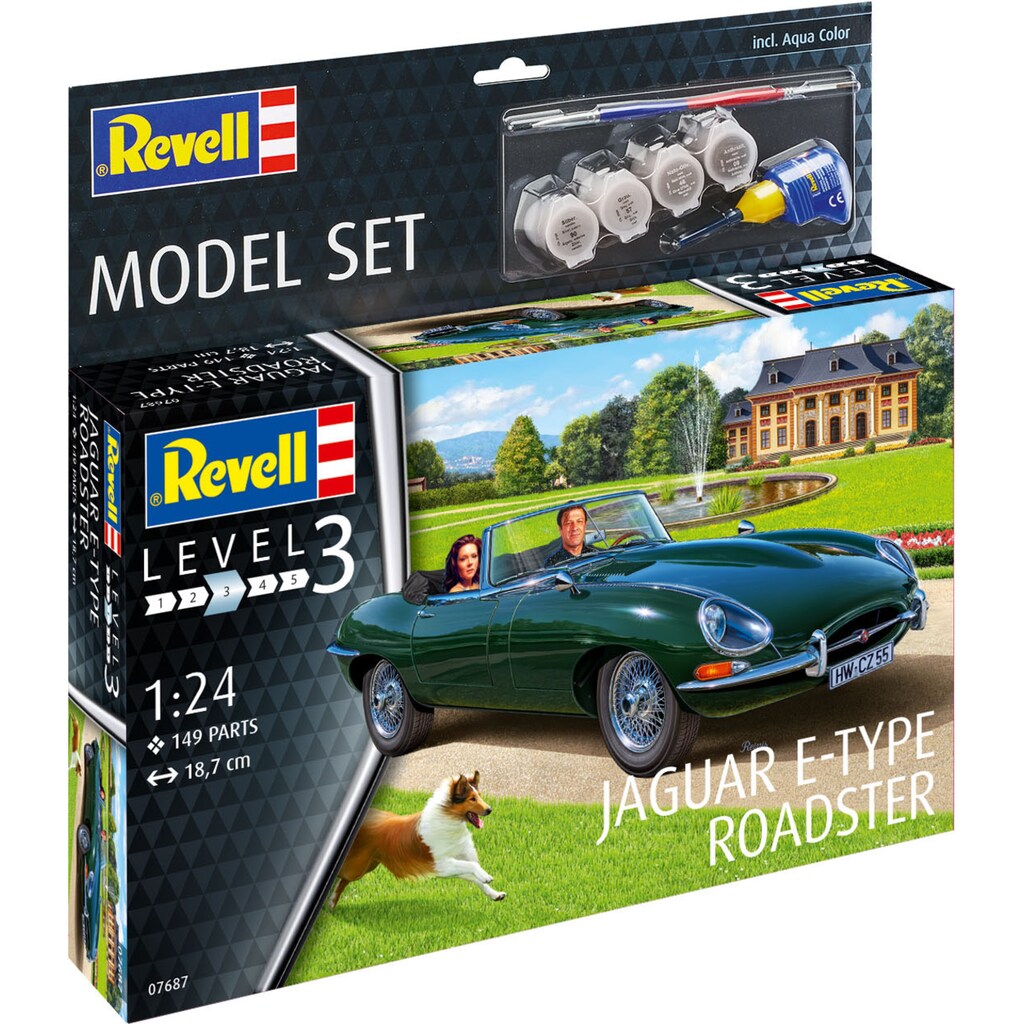 Revell® Modellbausatz »Jaguar E-Type Roadster«, 1:24