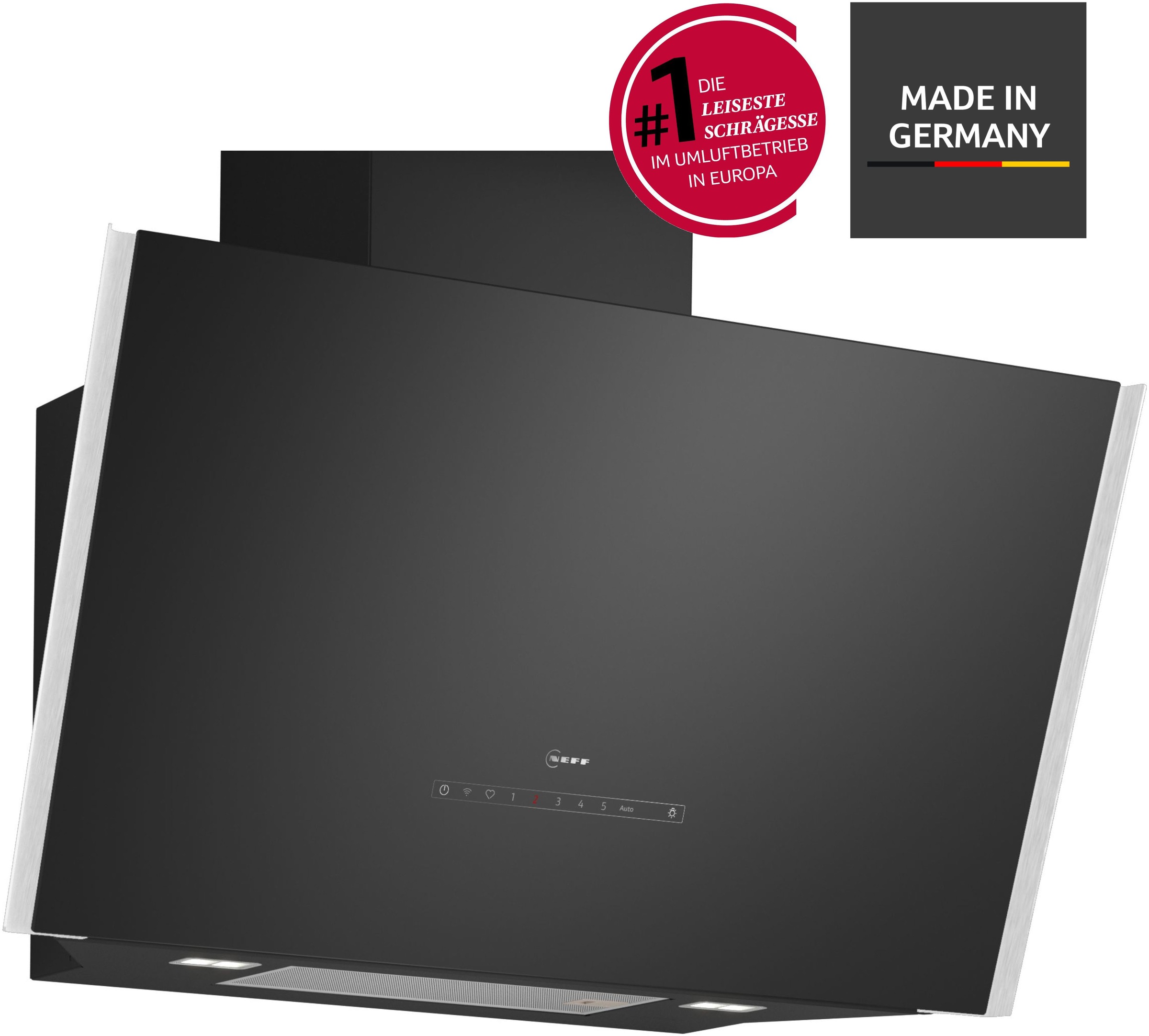 NEFF Kopffreihaube "D98IPT2S0" Serie N 90 Geräuscharme Küche dank Efficient Drive Motortechnologie