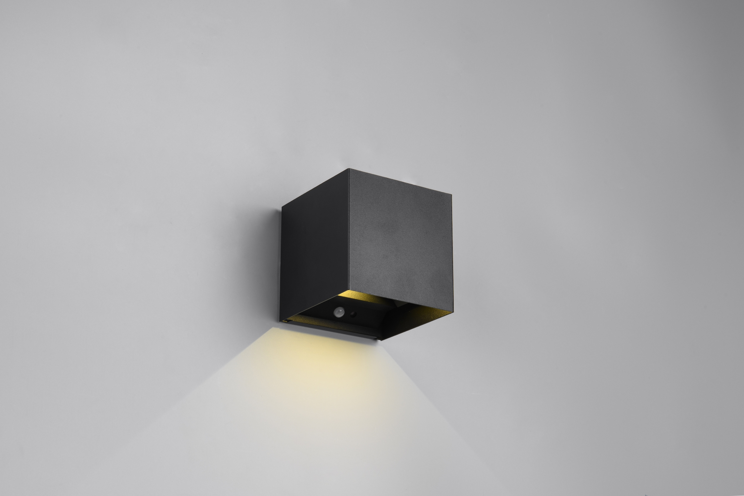 REALITY Leuchten LED Wandleuchte »TALENT, LED Wandlampe mit Magnet Wandhalterung, up-and-down Licht IP44«, 2 flammig, Leuchtmittel LED-Board | LED fest integriert, Bewegungsmelder Dämmerungssensor Akkubetrieb USB-Anschluss Schalter
