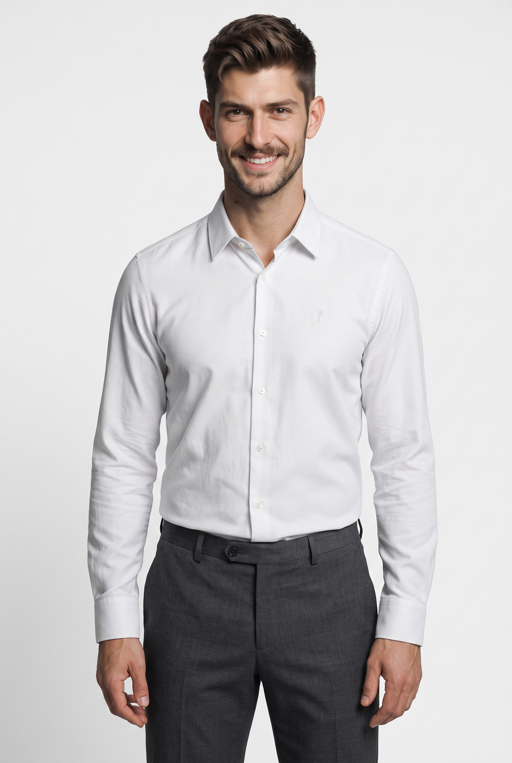 JOOP! Langarmhemd »Pierce« feine Struktur, slim fit