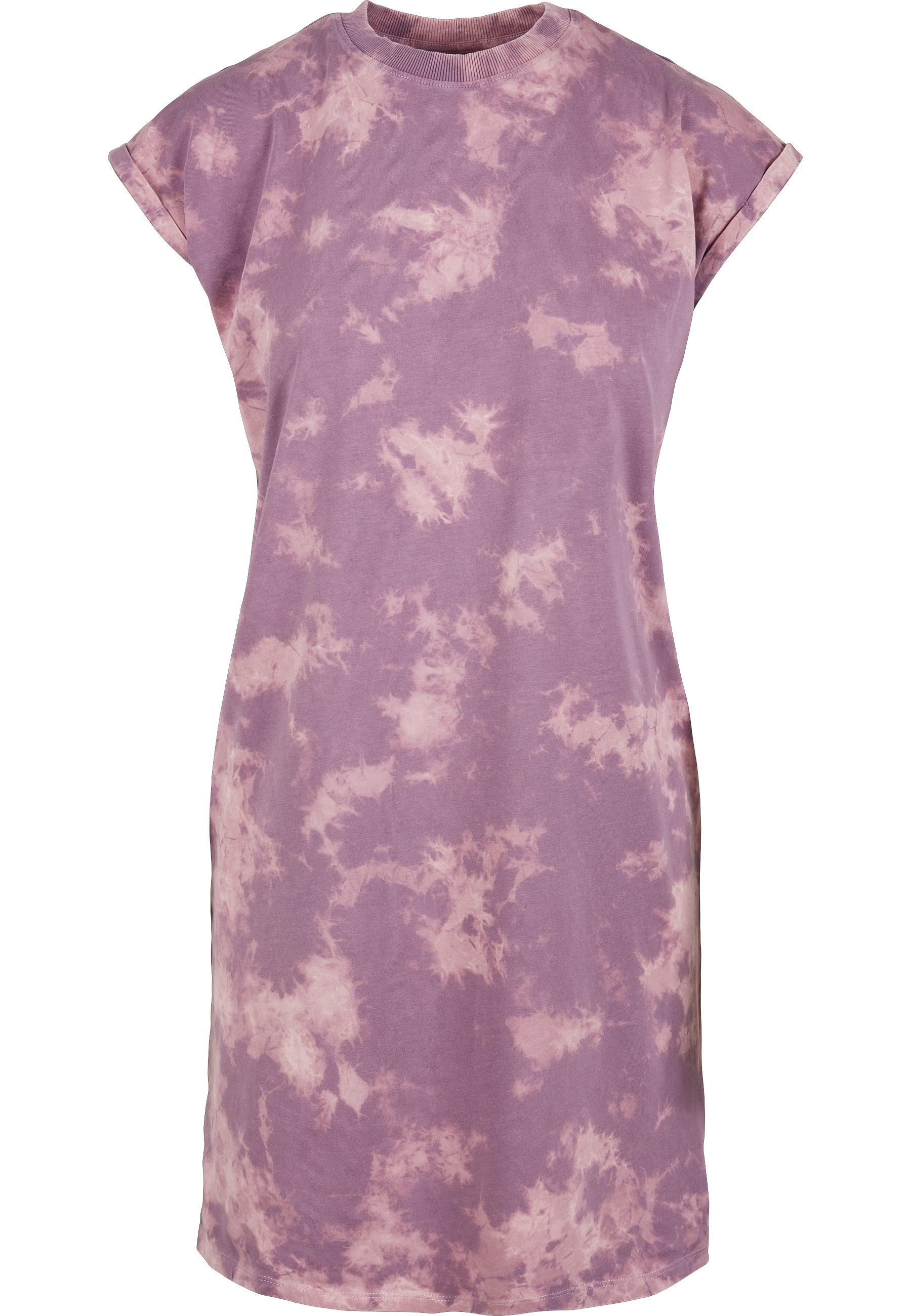 URBAN CLASSICS Shirtkleid »Urban Classics Damen Ladies Bleached Dress« 1 Stk. tlg.