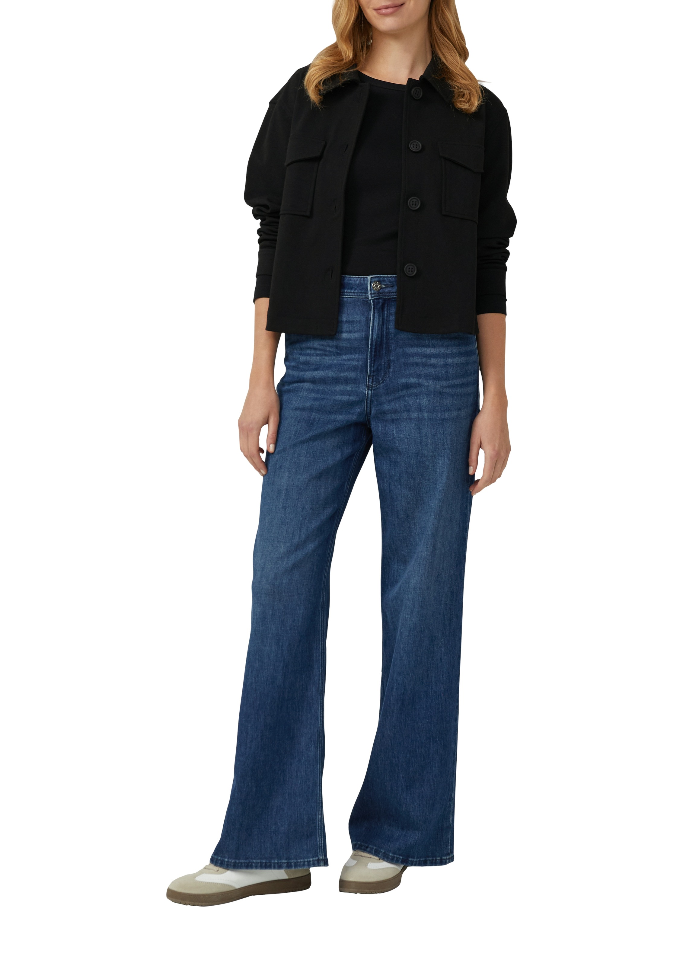 s.Oliver Langarmshirt 2 Stk. tlg. mit Rundhalsausschnitt, 2er Pack