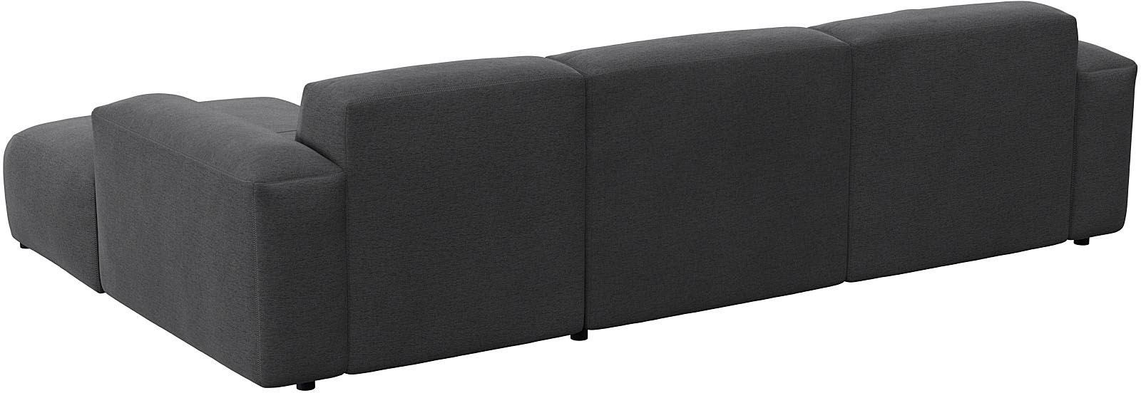 FLEXLUX Ecksofa »Lucera bequem und komfortabel durch hochwertigen Sitzaufbau, L.Form«, modern & anschmiegsam, Kaltschaum, Stahl-Wellenunterfederung