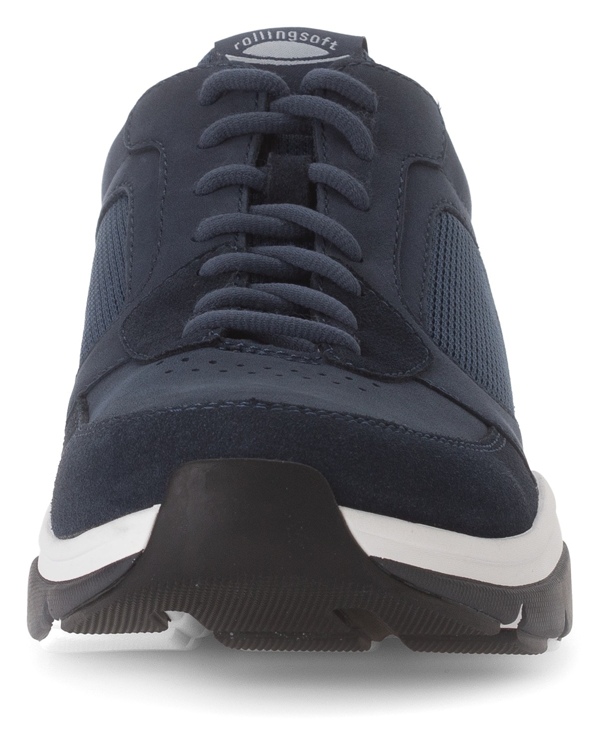 Gabor Rollingsoft Keilsneaker, Freizeitschuh, Halbschuh, Schnürschuh mit Logo an der Ferse, G-Weite