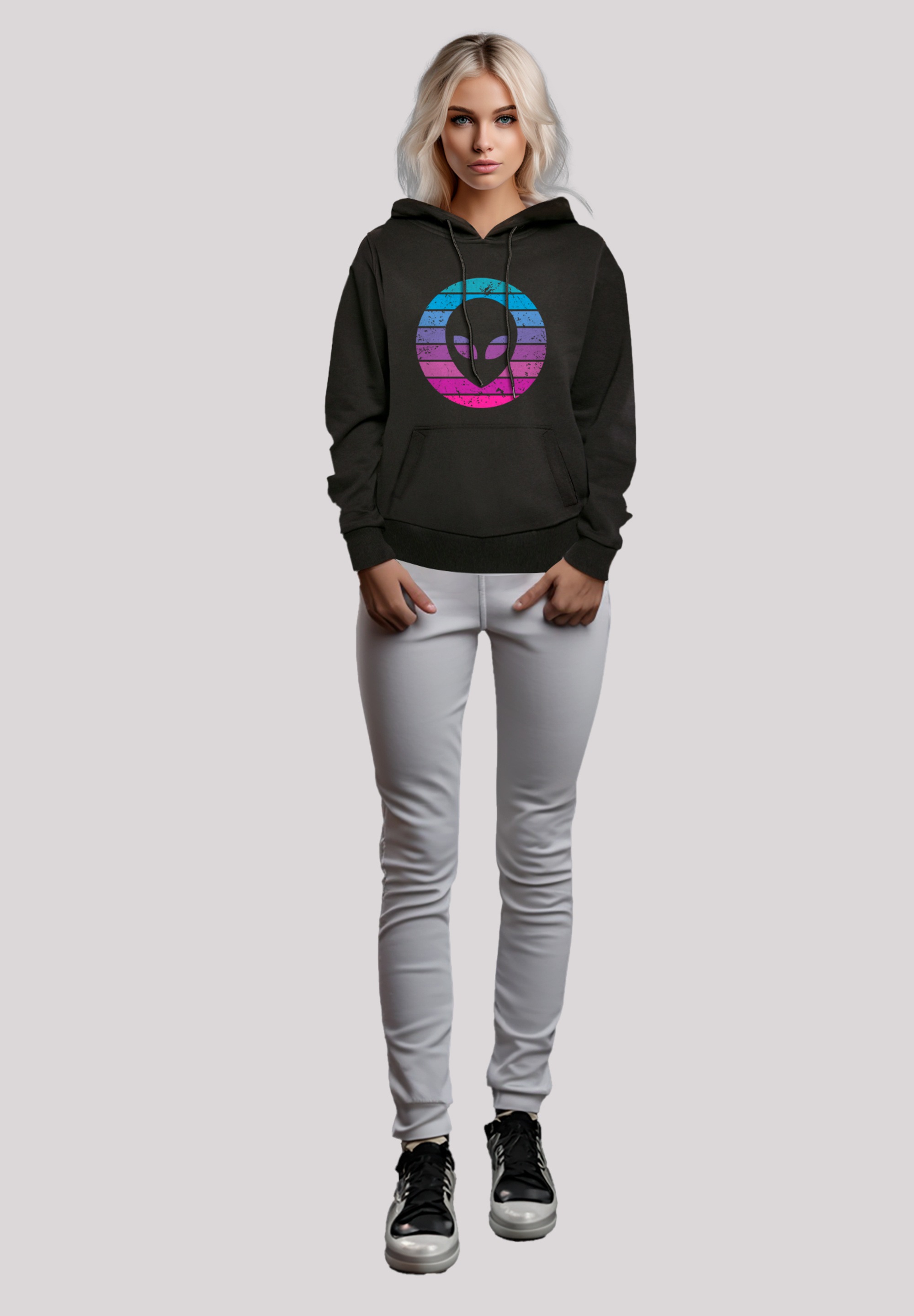 F4NT4STIC Kapuzenpullover »Alien Kopf«, Premium Qualität