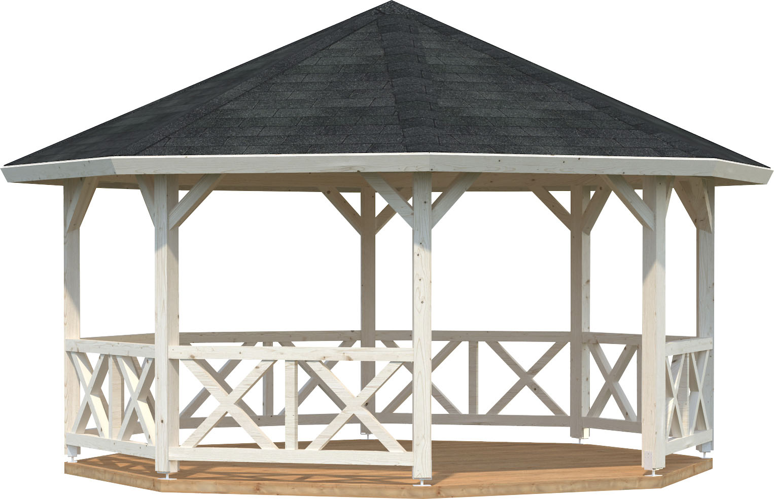 Palmako "Betty" BxT: 551x551 cm, naturbelassen