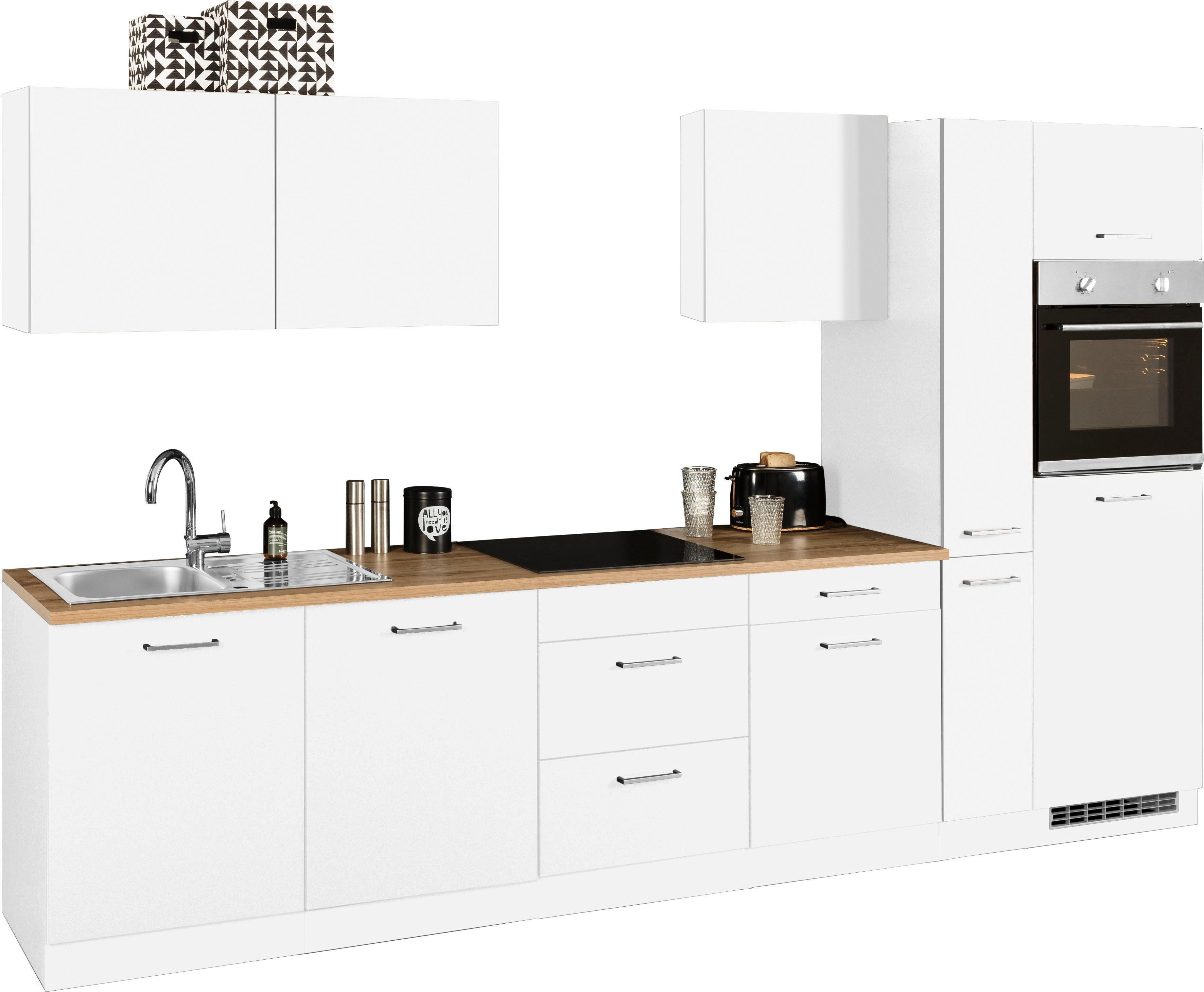 Thumbnail - KOCHSTATION Küchenzeile "KS-Kehl", ohne E-Geräte, Breite 330 cm, für Kühlschrank und Geschirrspüler