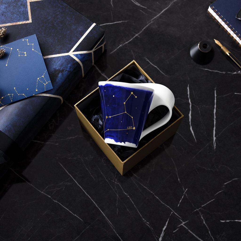 Villeroy & Boch Tasse »Tasse Löwe NewWave Stars 300 ml weiß-blau«