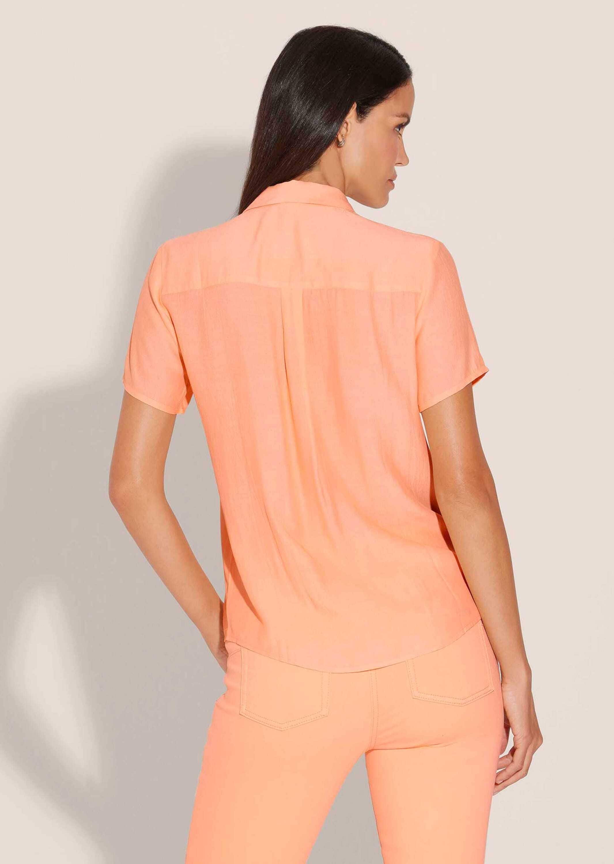 MADELEINE Kurzarmbluse »Bluse Bluse mit feinen Biesen«