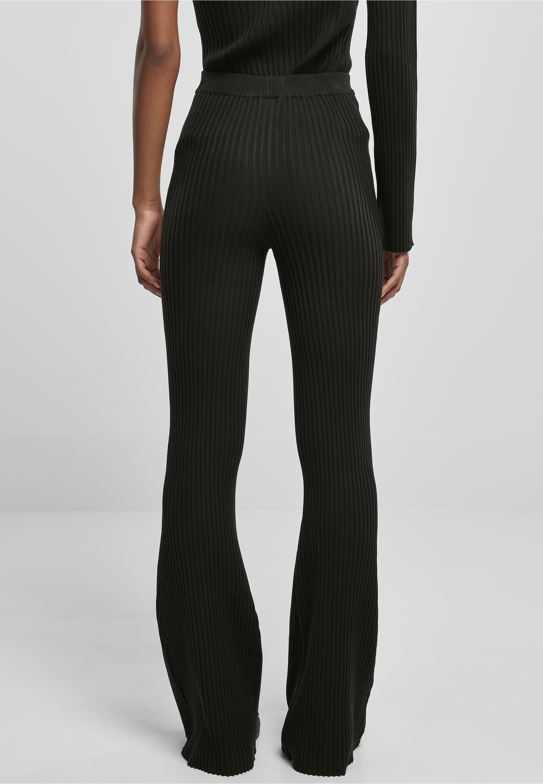 URBAN CLASSICS Leggings »Urban Classics Damen Ladies Flared Rib Knit Leggings«
