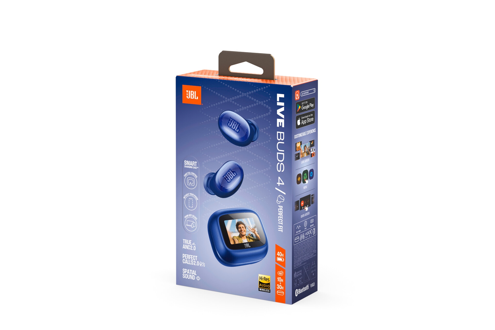 JBL wireless In-Ear-Kopfhörer »LIVE BUDS 4« A2DP Bluetooth Adaptive Noise-Cancelling | Freisprechfunktion | True Wireless Kabellose Ohrhörer mit Noise-Cancelling-Funktion