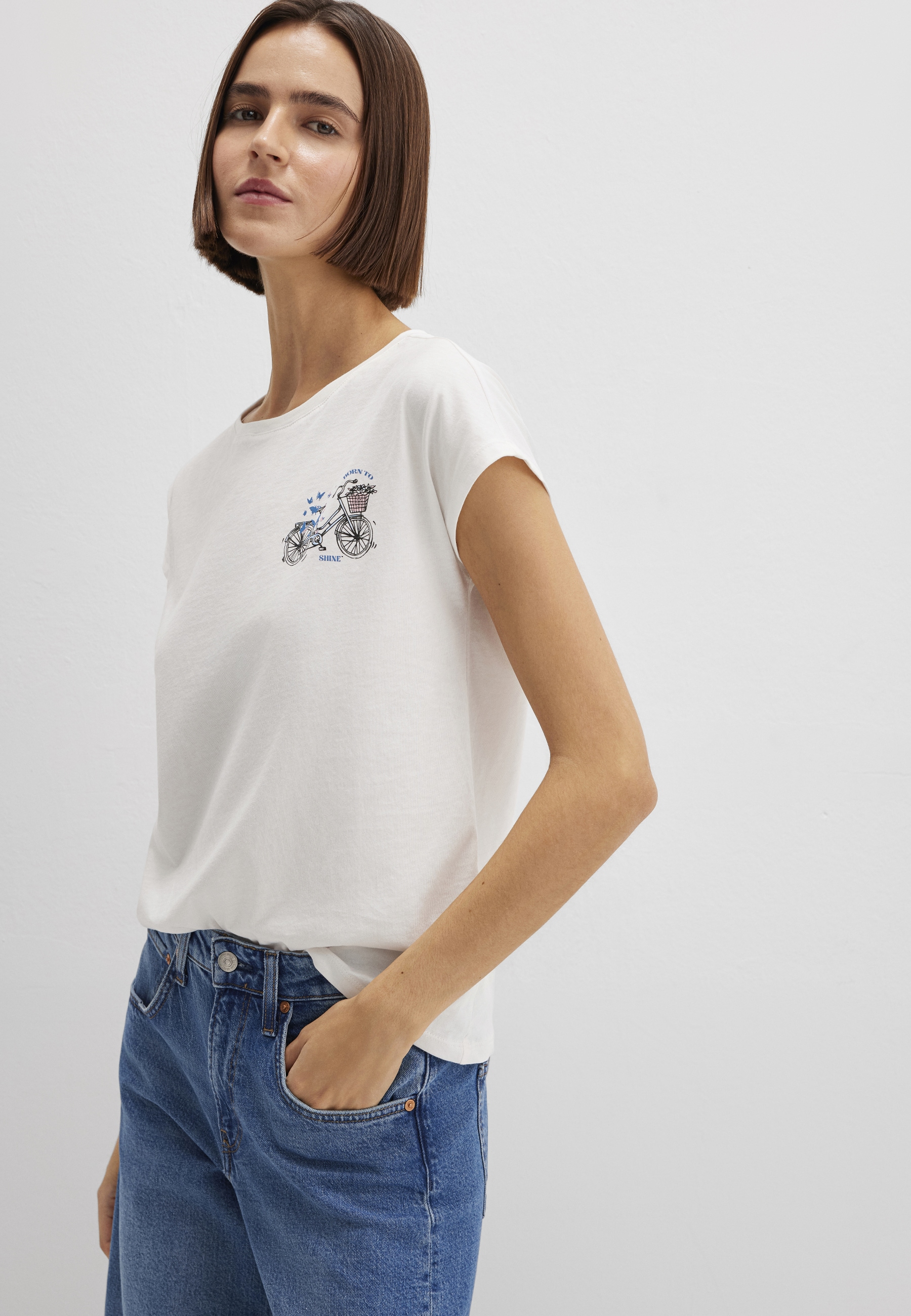 Mavi T-Shirt »CREW NECK GRAPHIC T-SHIRT« T-Shirt mit Print