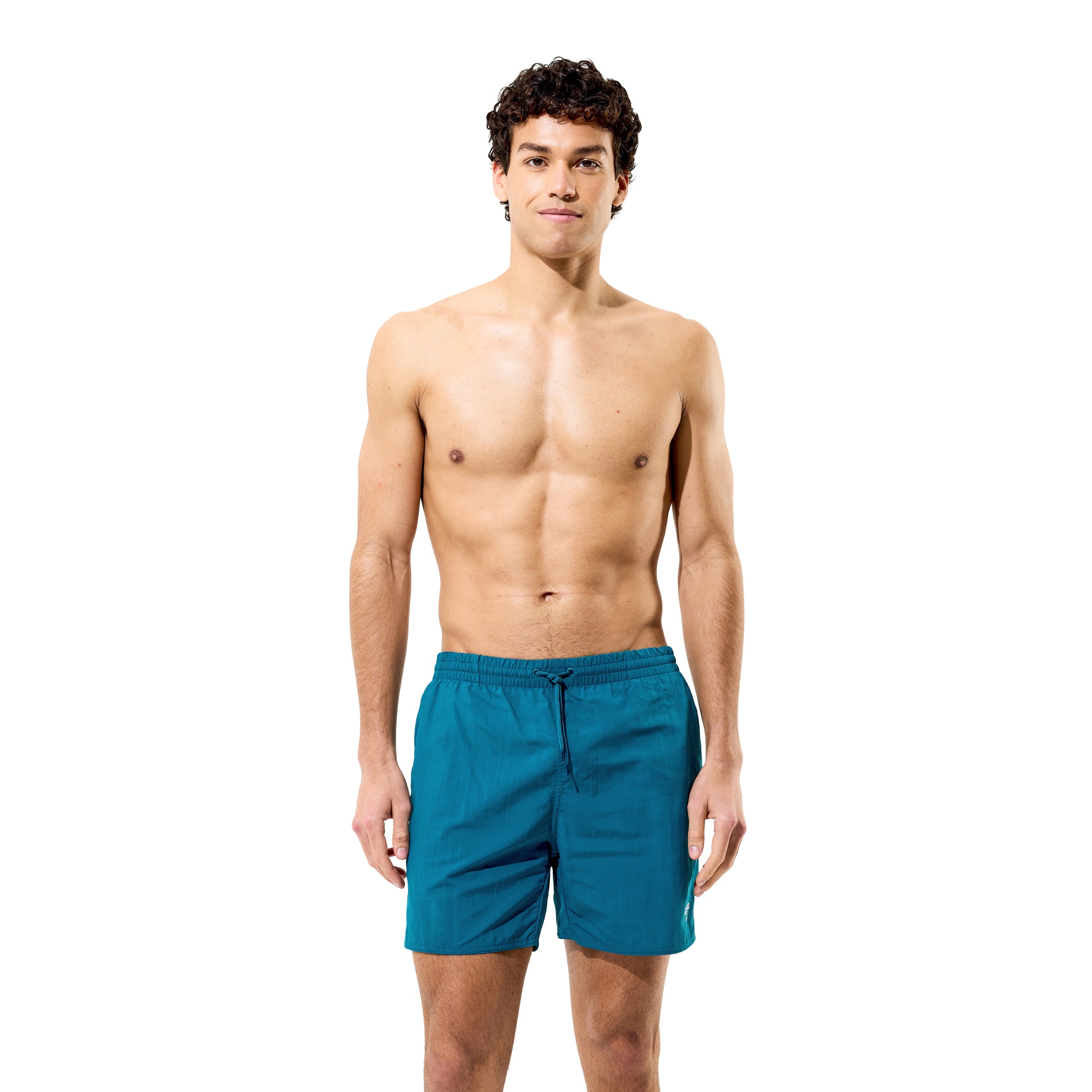 Speedo Badeshorts "ESSENTIALS WATERSHORT 16" DKGRN" mit Seitentaschen-Drainage, schnell trocknend, aus Nylon