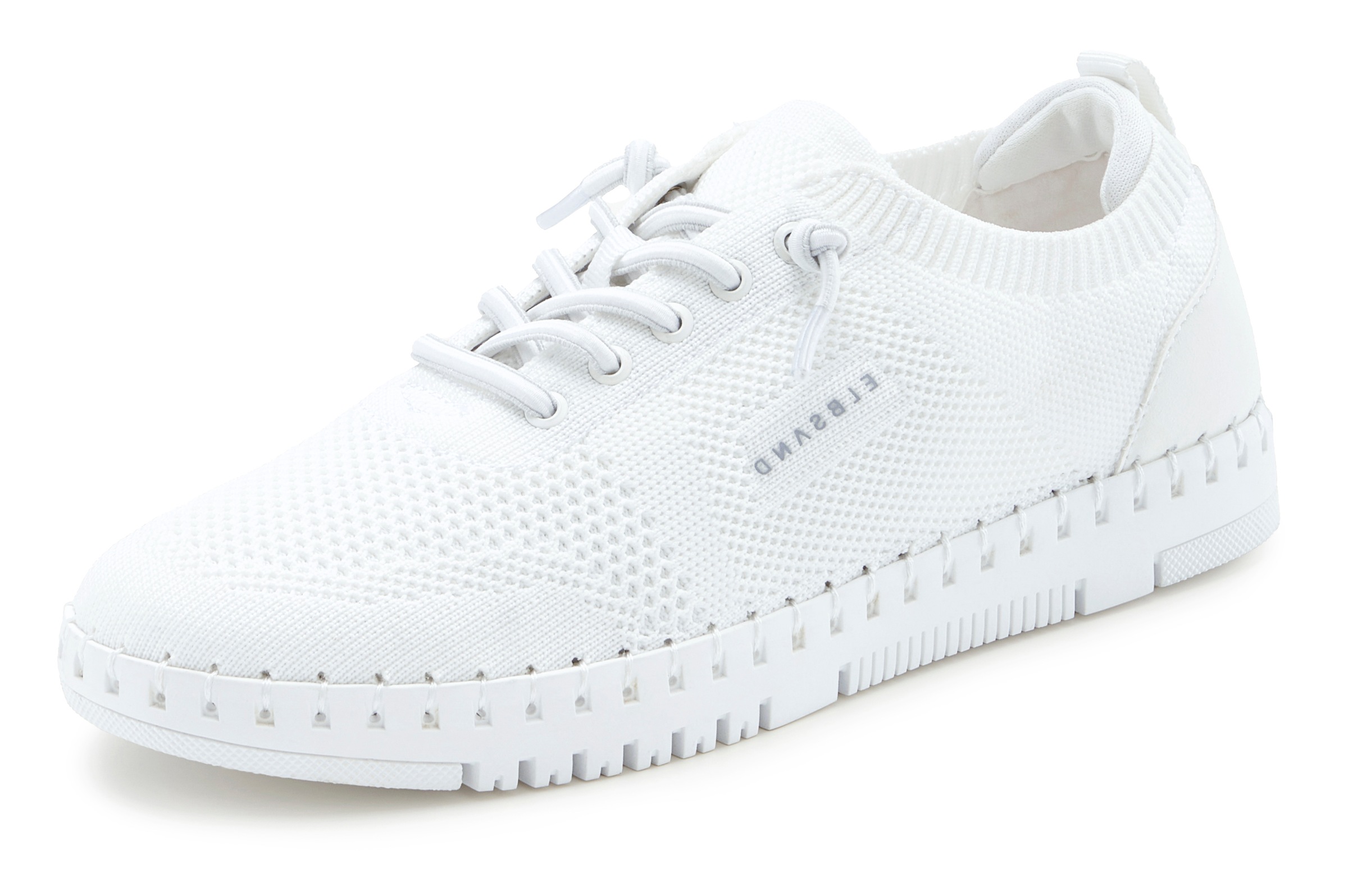 Elbsand Sneaker »Freizeitschuh, Slip-On-Sneaker«  zum Reinschlüpfen mit elastischen Schnürbändern VEGAN
