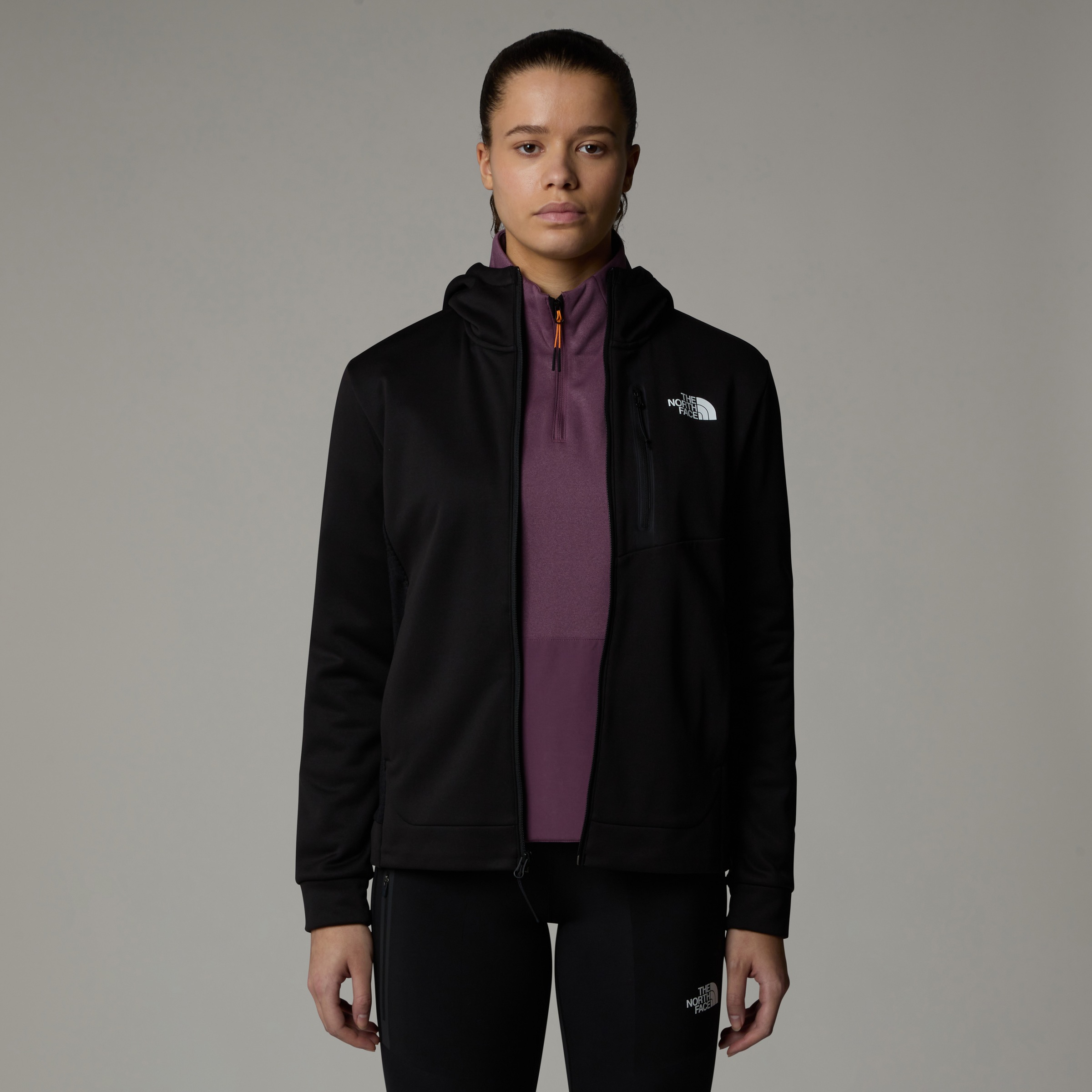 The North Face Fleecejacke "W MA FZ FLEECE" mit Kapuze mit Kapuze, mit Reiß günstig online kaufen
