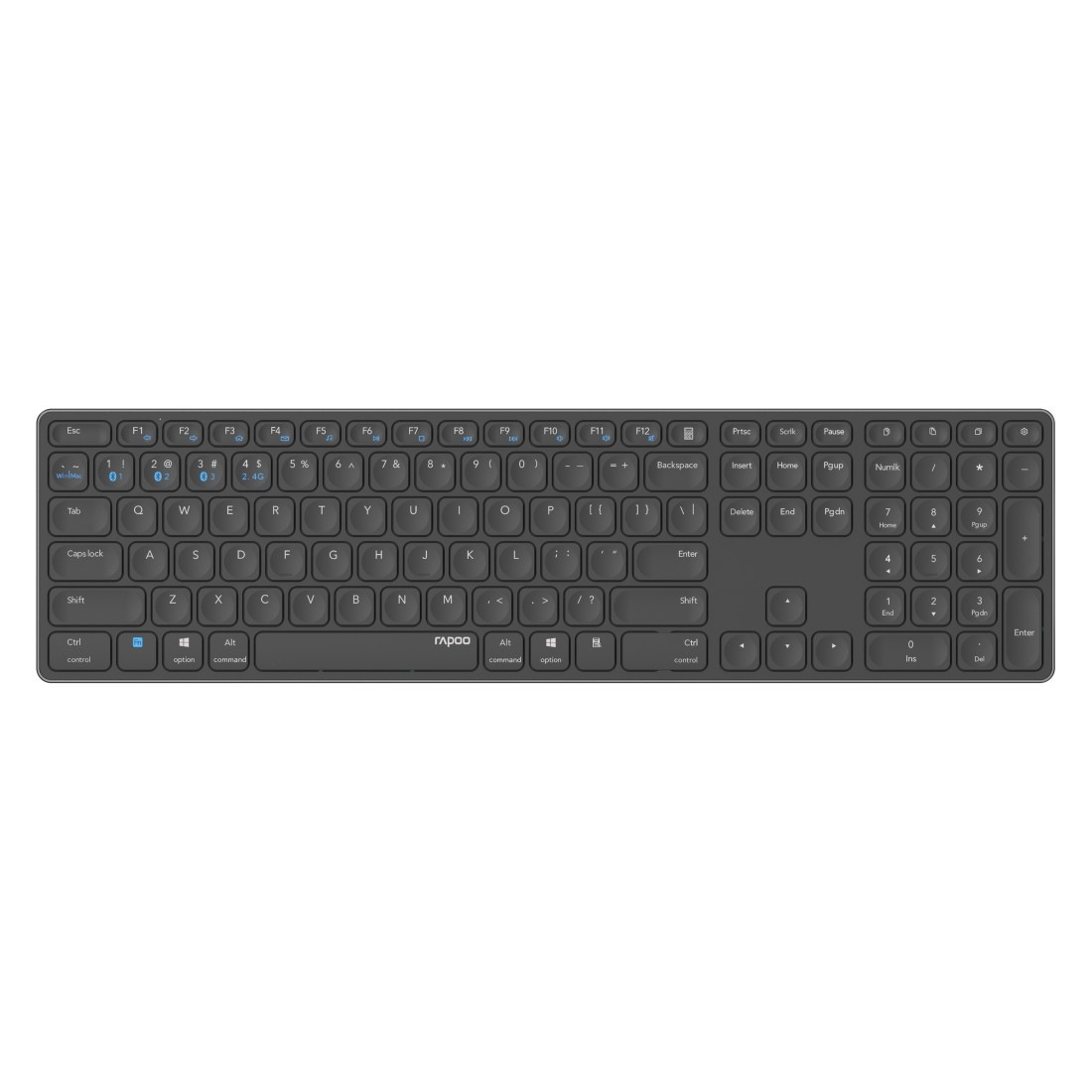 Rapoo Wireless-Tastatur »E9800M kabellose Ta...